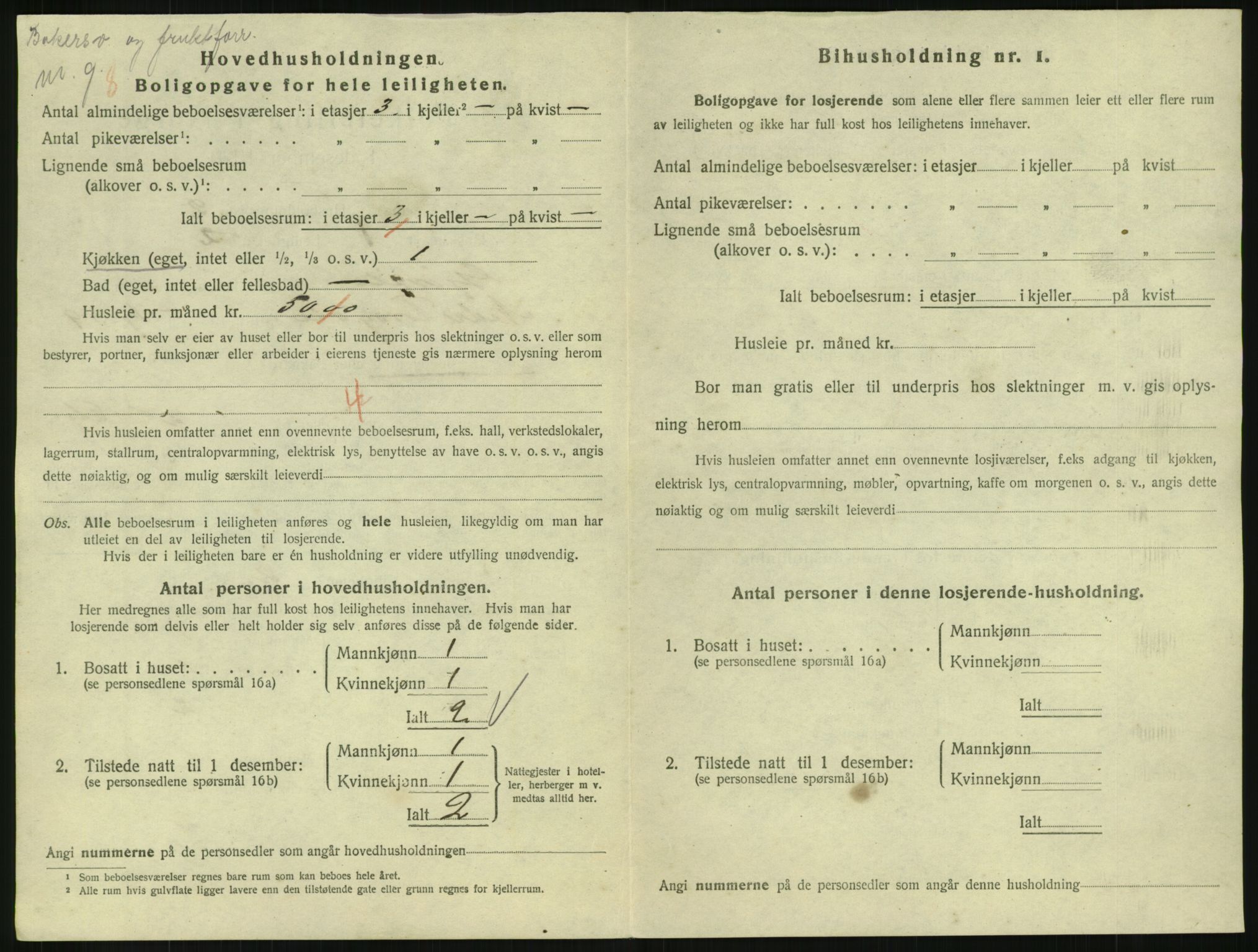 SAH, 1920 census for Gjøvik, 1920, p. 1335