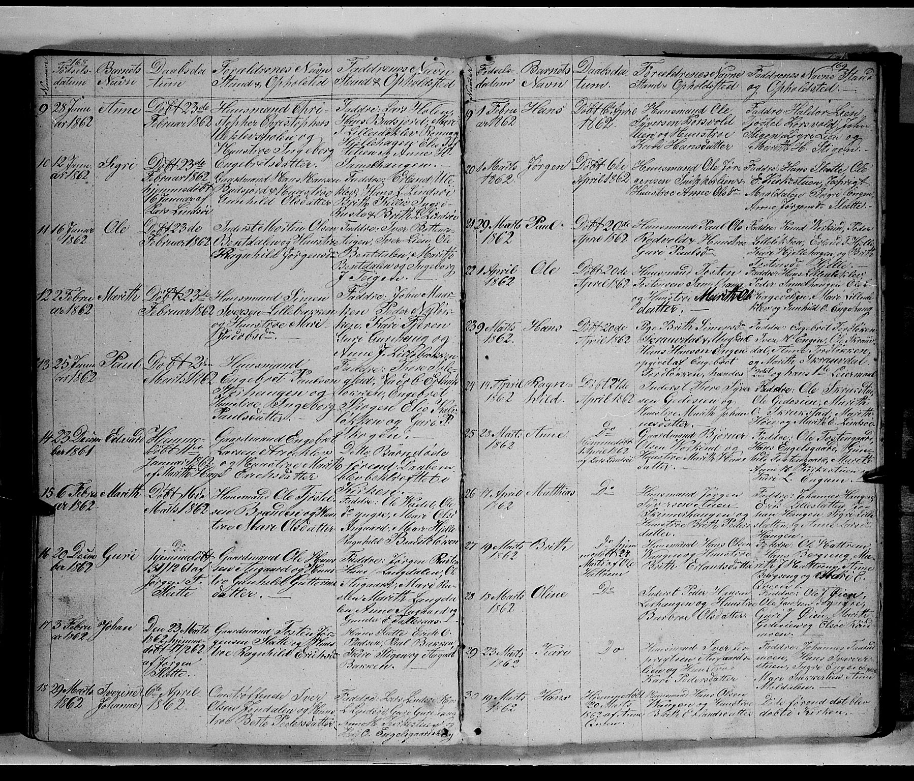 Lesja prestekontor, SAH/PREST-068/H/Ha/Hab/L0003: Parish register (copy) no. 3, 1842-1862, p. 268-269