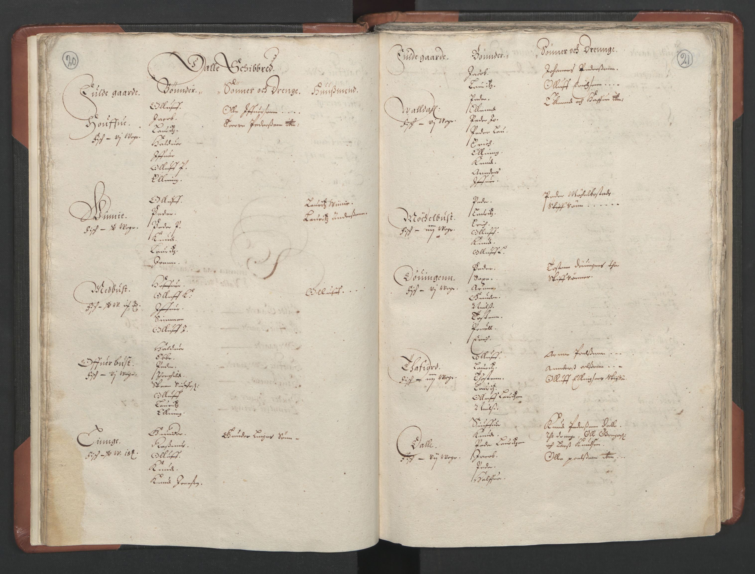 RA, Bailiff's Census 1664-1666, no. 16: Romsdal fogderi and Sunnmøre fogderi, 1664-1665, p. 20-21