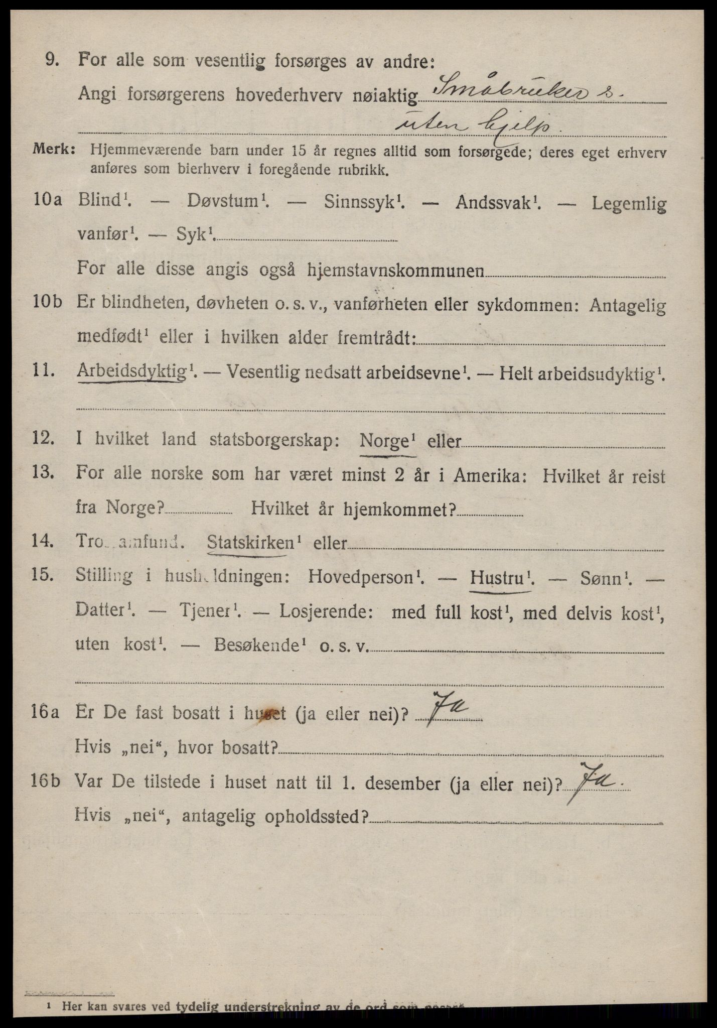 SAT, 1920 census for Sykkylven, 1920, p. 4670