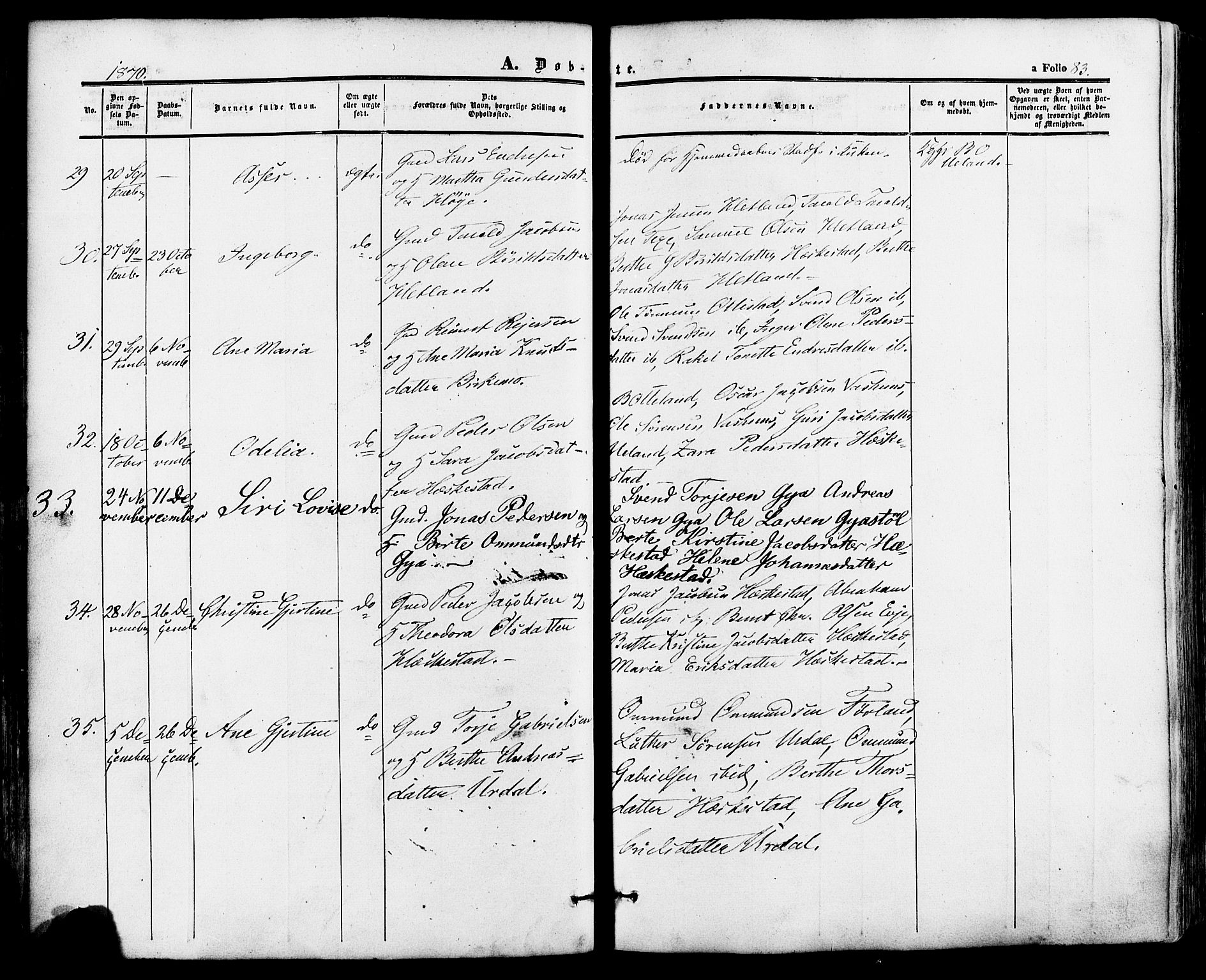 Lund sokneprestkontor, AV/SAST-A-101809/S06/L0010: Parish register (official) no. A 9, 1854-1886, p. 83