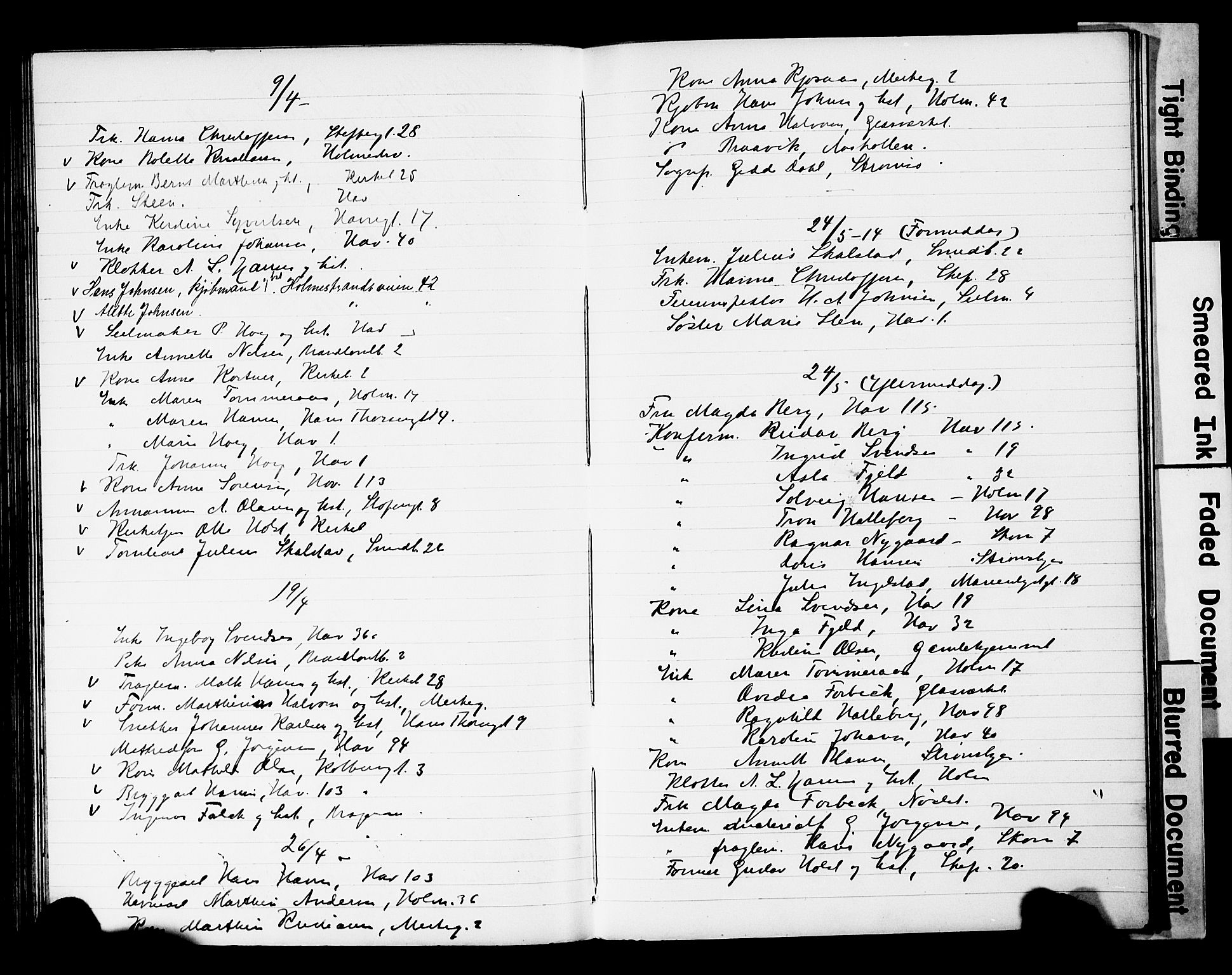 Strømsø kirkebøker, AV/SAKO-A-246/Y/Yb/L0002: Parish register draft no. II 2, 1907-1915