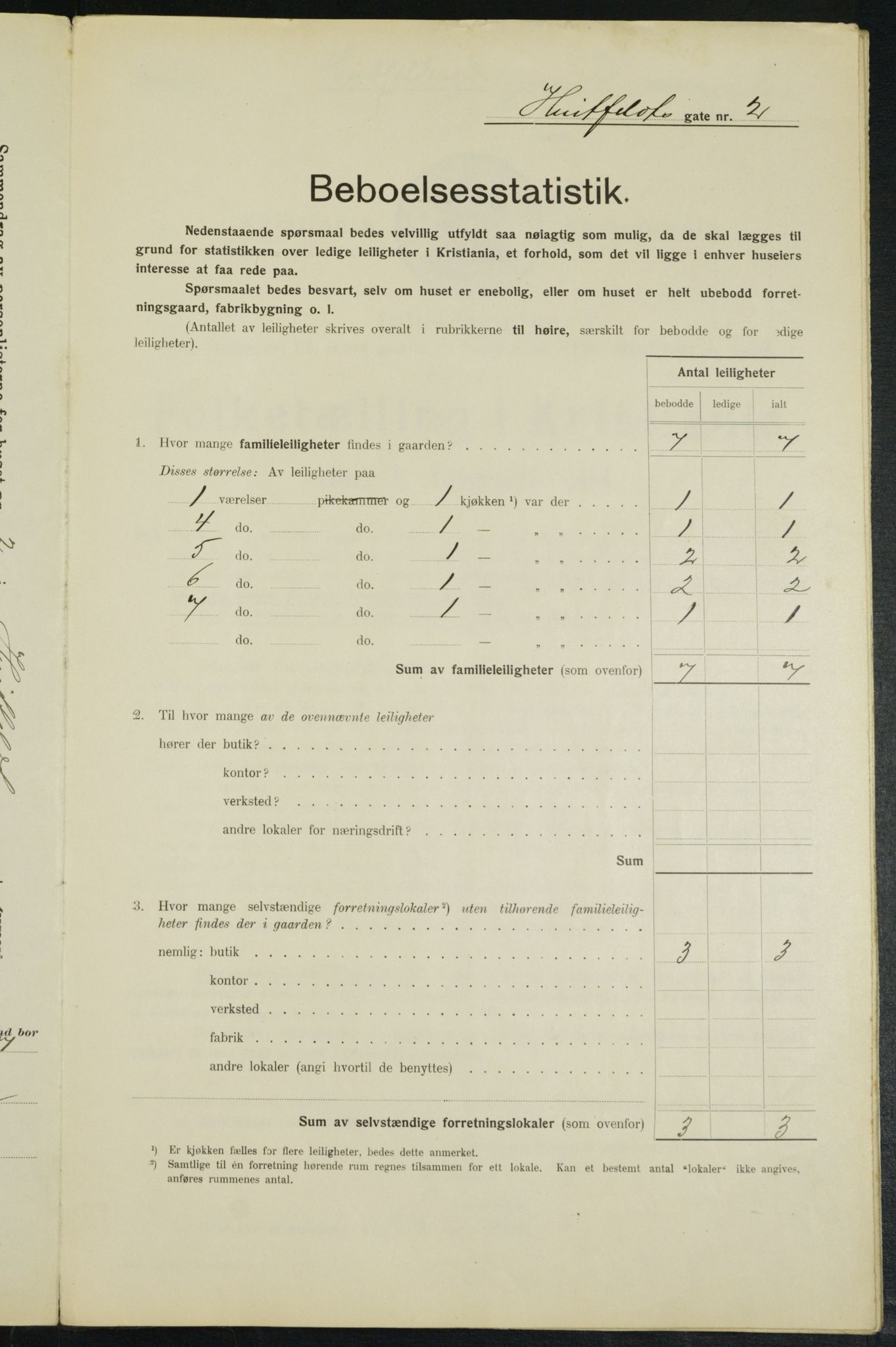 OBA, Municipal Census 1914 for Kristiania, 1914, p. 41613