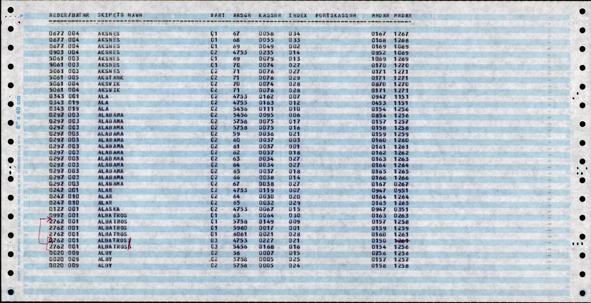 Direktoratet for sjømenn, AV/RA-S-3545/K/Ka, 1947-1971, p. 12