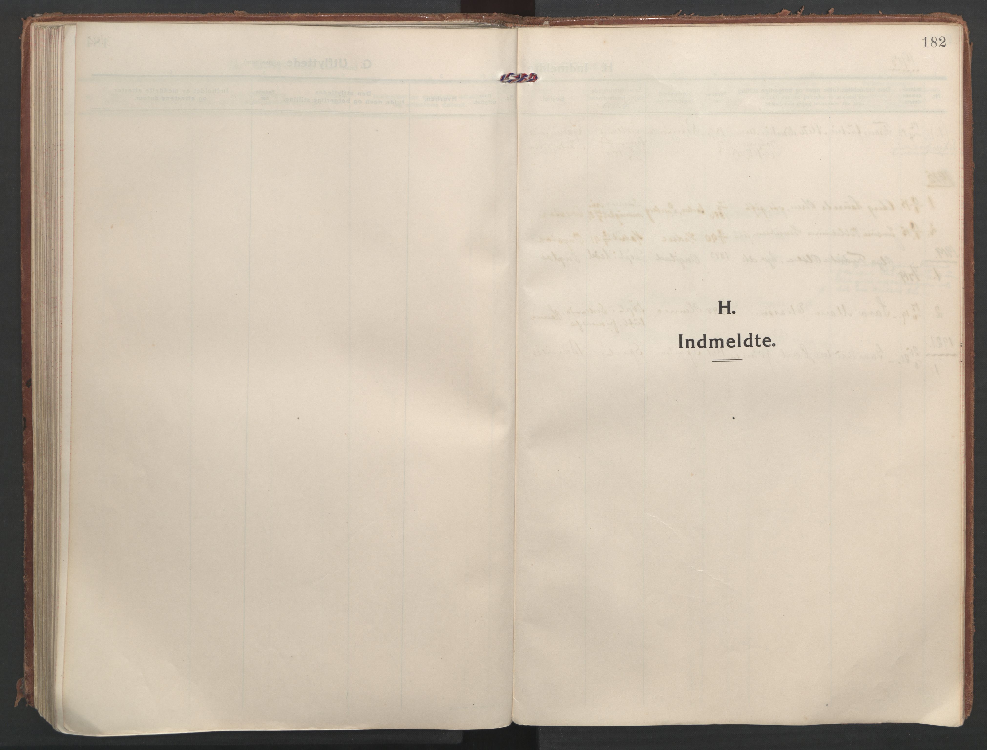 Ministerialprotokoller, klokkerbøker og fødselsregistre - Nordland, SAT/A-1459/888/L1250: Parish register (official) no. 888A16, 1913-1925, p. 182
