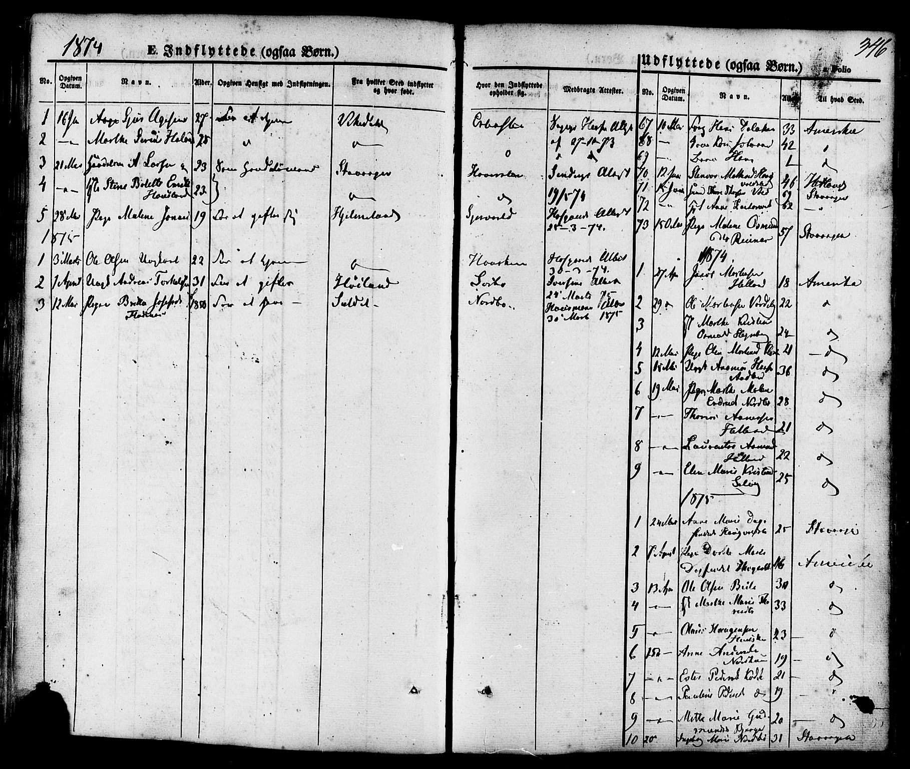 Rennesøy sokneprestkontor, AV/SAST-A -101827/H/Ha/Haa/L0006: Parish register (official) no. A 6, 1860-1878, p. 346