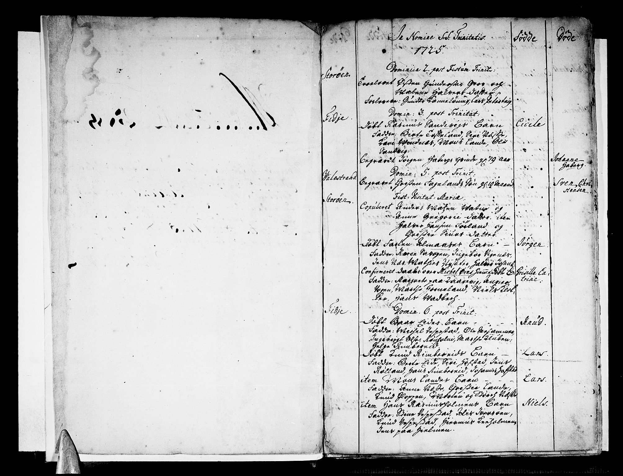 Stord sokneprestembete, SAB/A-78201/H/Haa: Parish register (official) no. A 1, 1725-1744