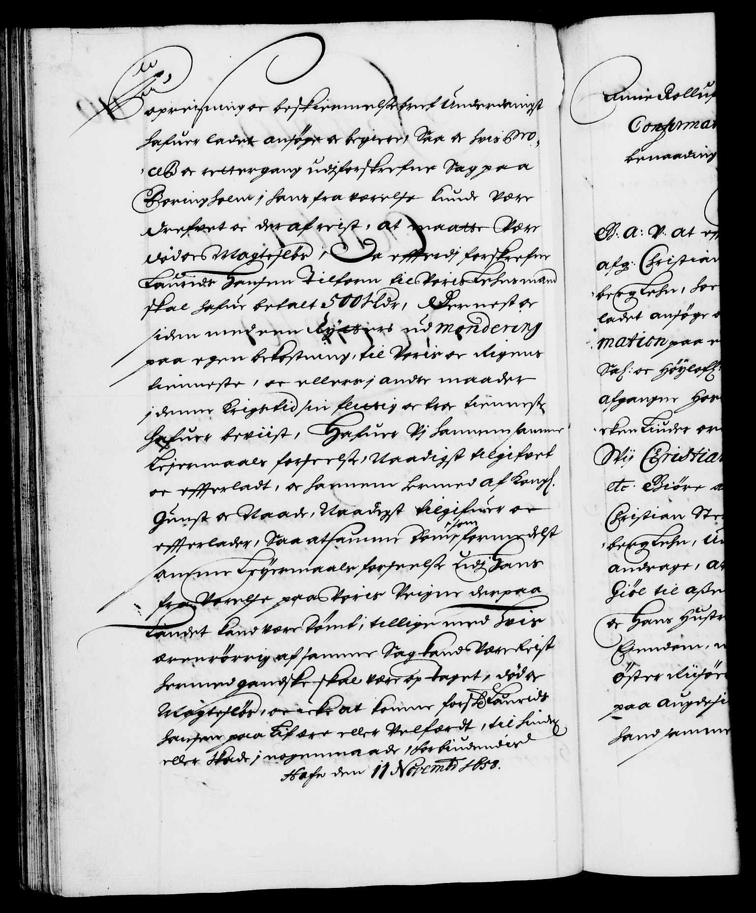 Danske Kanselli 1572-1799, RA/EA-3023/F/Fc/Fca/Fcaa/L0009: Norske registre (mikrofilm), 1657-1660, p. 116b