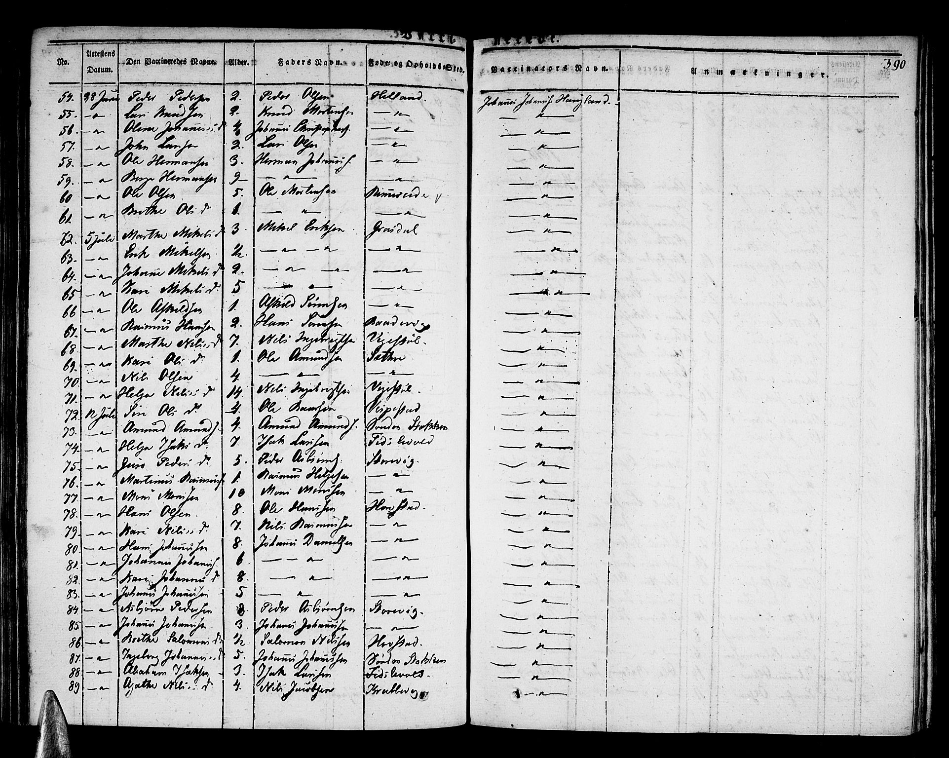 Stord sokneprestembete, SAB/A-78201/H/Haa: Parish register (official) no. A 6, 1826-1840, p. 390