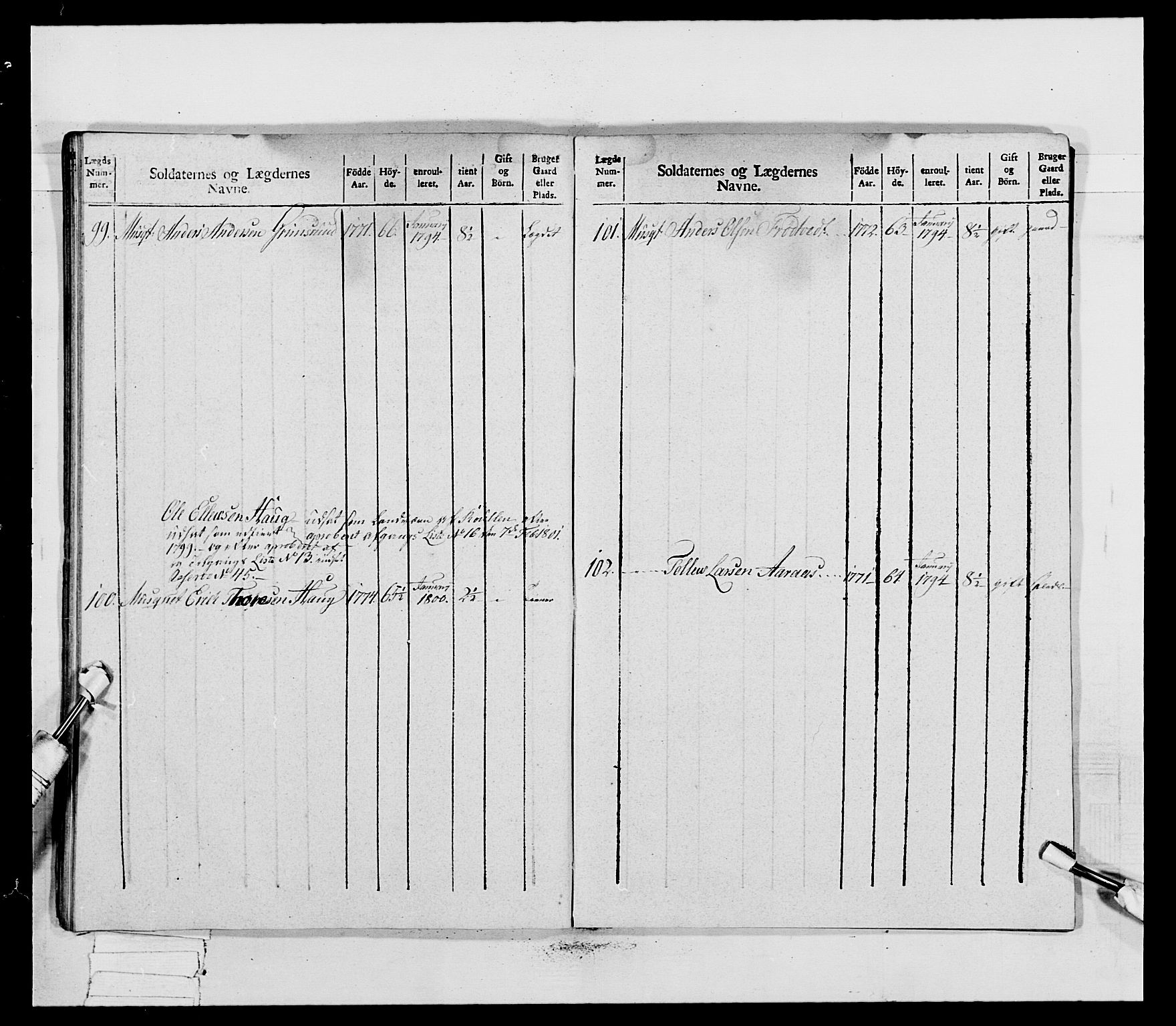 Generalitets- og kommissariatskollegiet, Det kongelige norske kommissariatskollegium, AV/RA-EA-5420/E/Eh/L0031b: Nordafjelske gevorbne infanteriregiment, 1802, p. 552