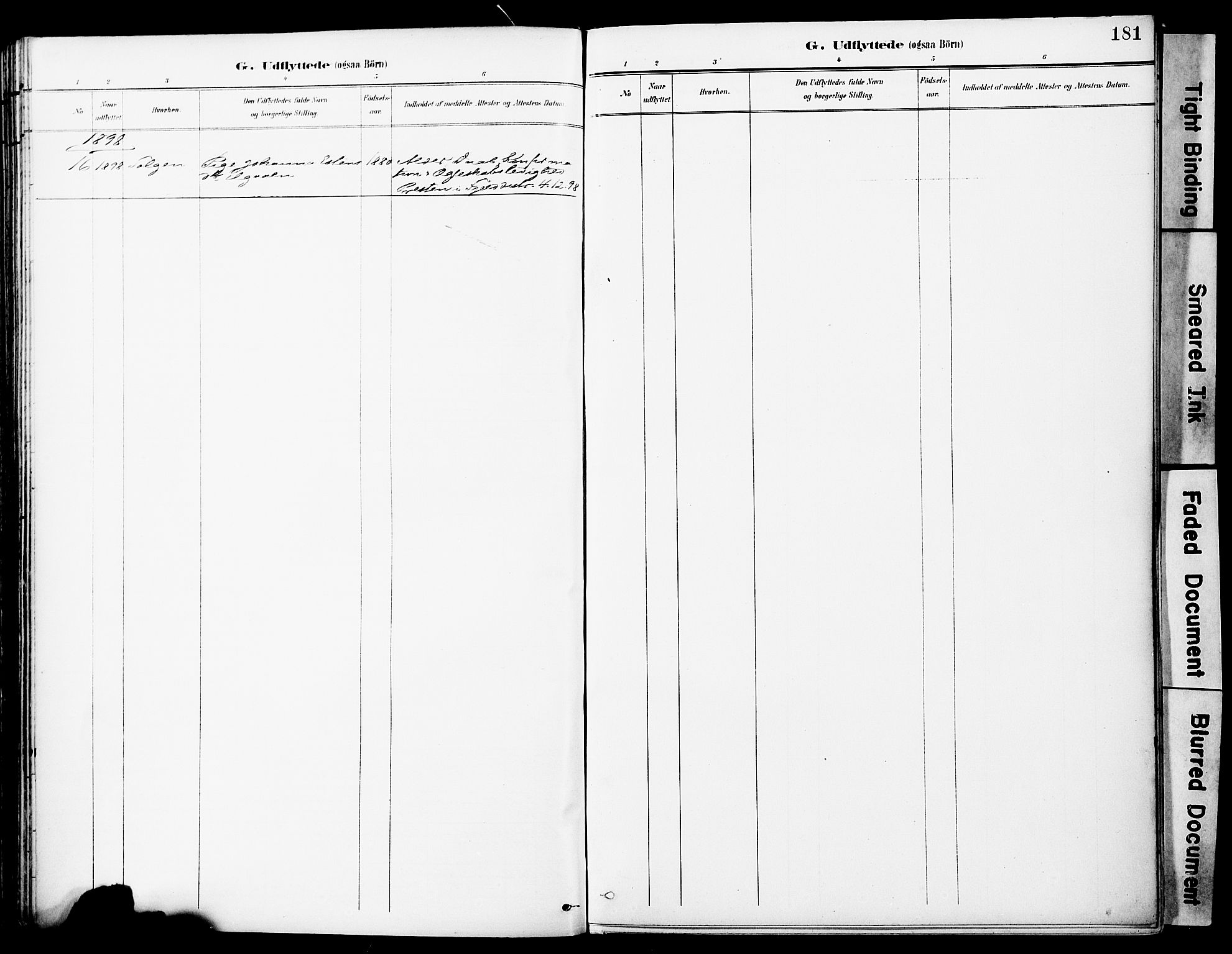 Ministerialprotokoller, klokkerbøker og fødselsregistre - Sør-Trøndelag, AV/SAT-A-1456/681/L0935: Parish register (official) no. 681A13, 1890-1898, p. 181