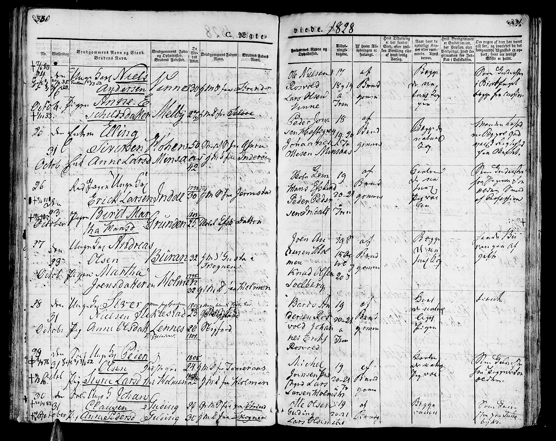 Ministerialprotokoller, klokkerbøker og fødselsregistre - Nord-Trøndelag, AV/SAT-A-1458/723/L0237: Parish register (official) no. 723A06, 1822-1830, p. 330-331