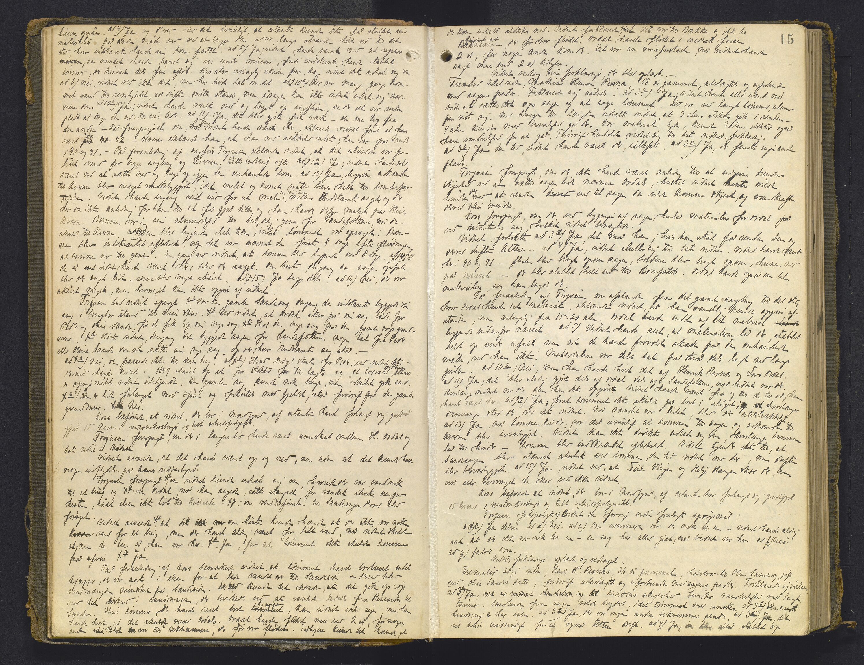 Sunnfjord tingrett, AV/SAB-A-3201/1/F/Fb/Fba/L0054: Ekstrarettsprotokoll, 1891-1908, p. 14b-15a
