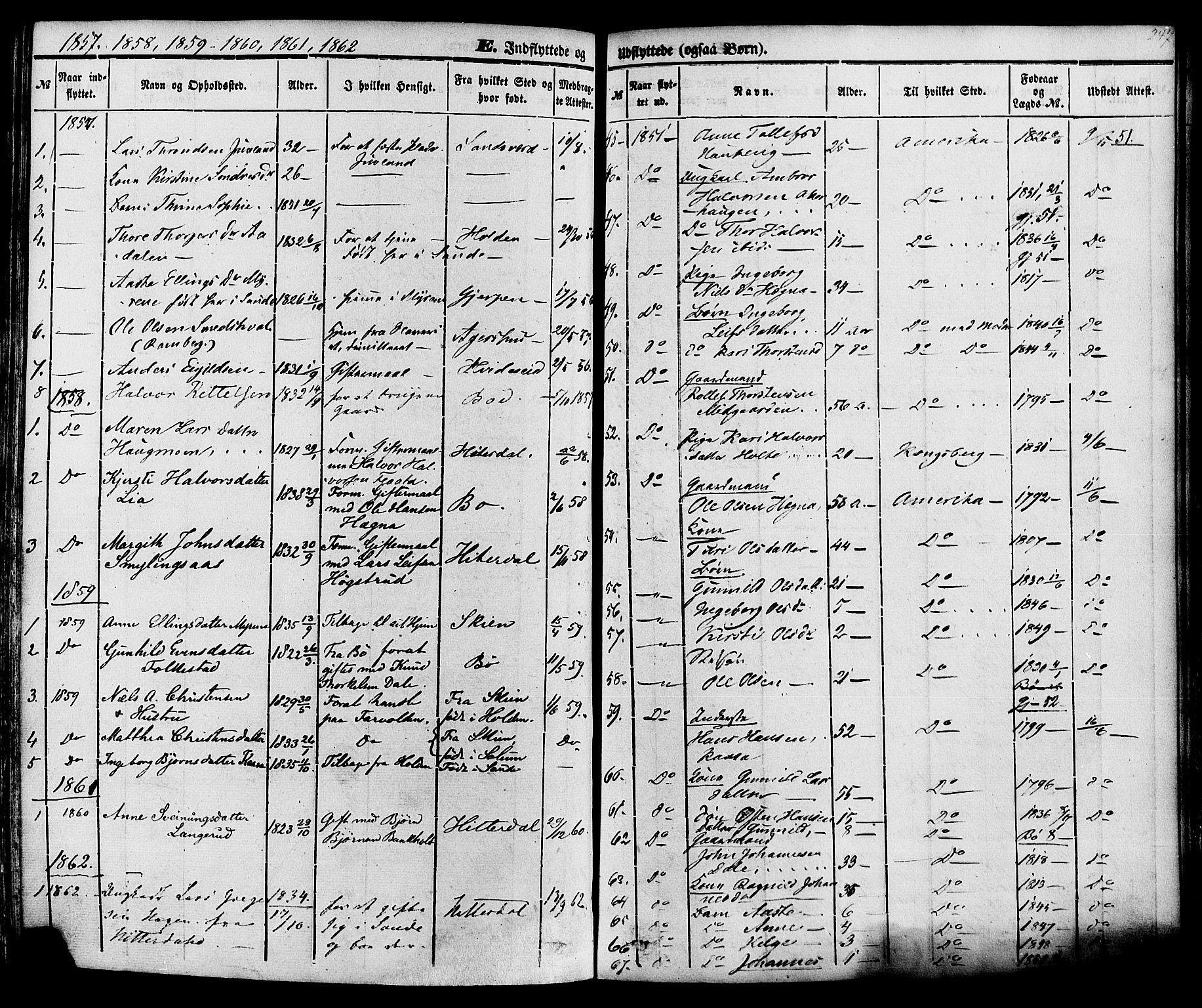 Sauherad kirkebøker, AV/SAKO-A-298/F/Fa/L0007: Parish register (official) no. I 7, 1851-1873, p. 247