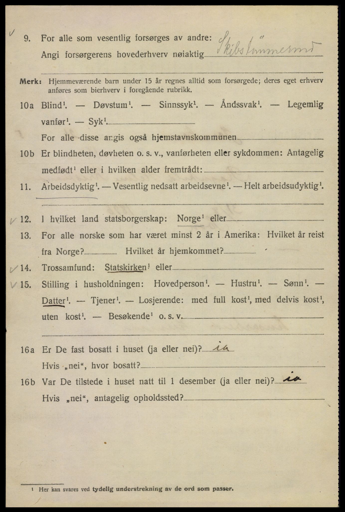 SAO, 1920 census for Kristiania, 1920, p. 323234