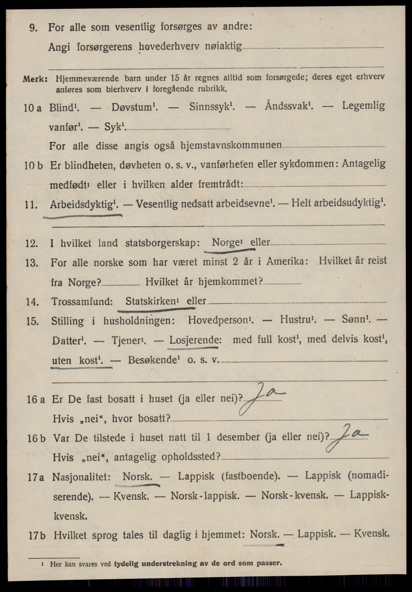 SAT, 1920 census for Sør-Frøya, 1920, p. 4380