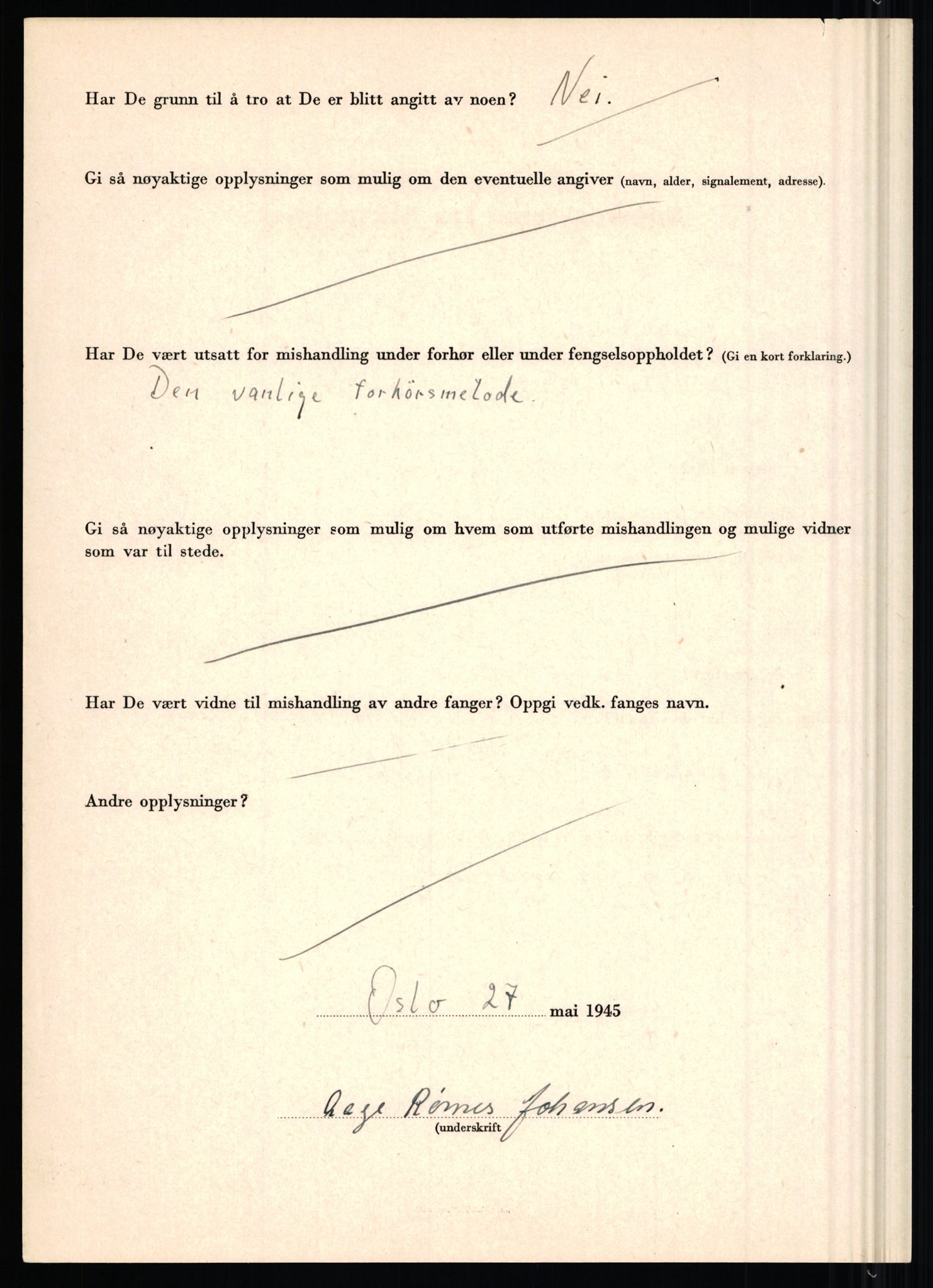 Rikspolitisjefen, AV/RA-S-1560/L/L0008: Jaffe, Bernhard - Karset, Helge Hafsahl, 1940-1945, p. 840