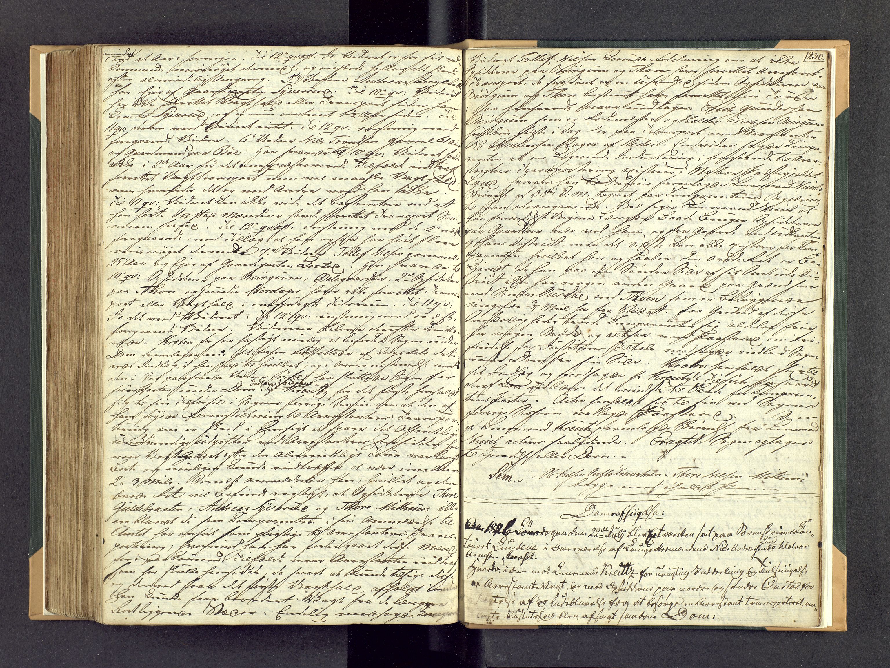 Valdres sorenskriveri, AV/SAH-TING-016/G/Gc/L0003: Ekstrarettsprotokoll, 1821-1826, p. 229b-230a
