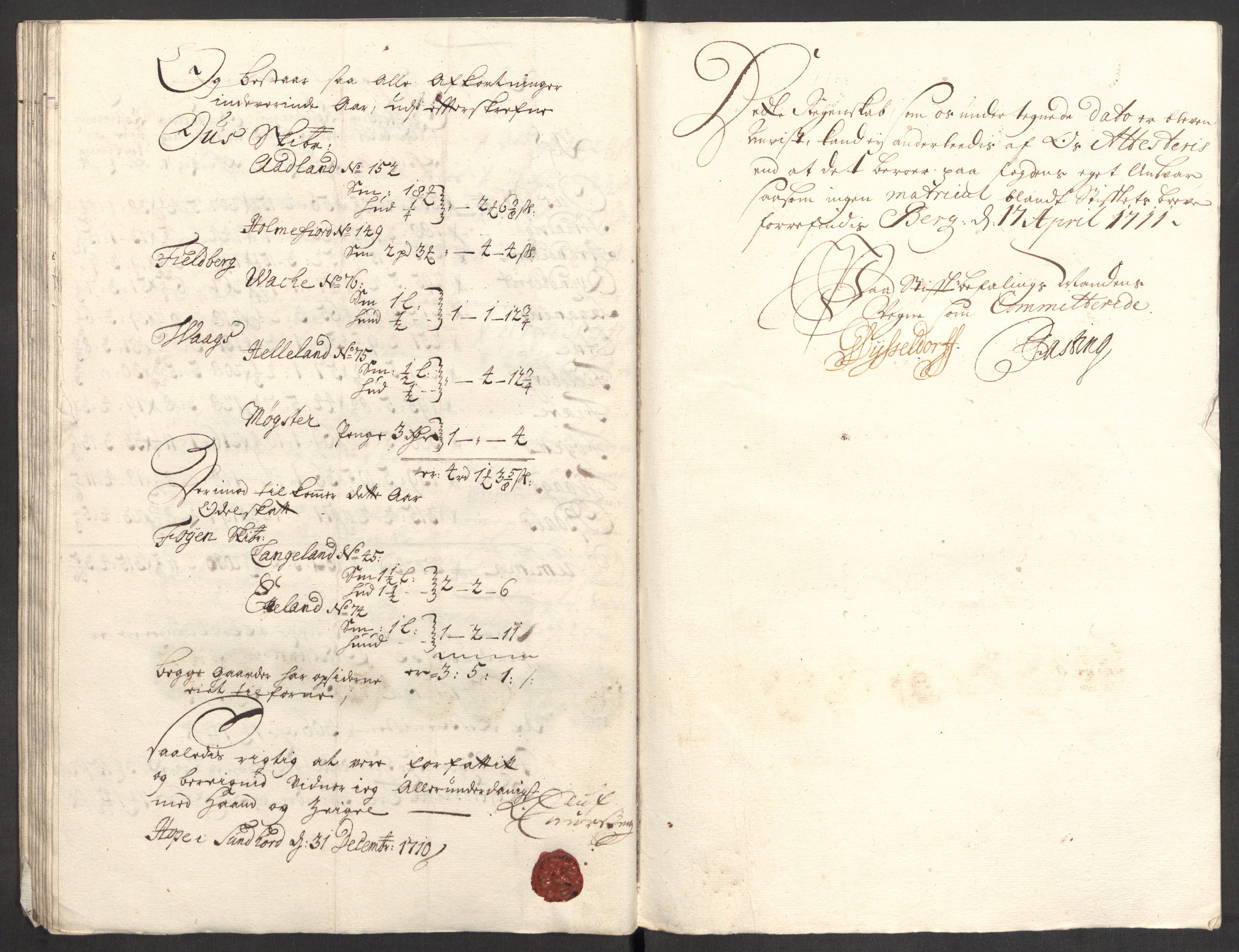 Rentekammeret inntil 1814, Reviderte regnskaper, Fogderegnskap, AV/RA-EA-4092/R48/L2986: Fogderegnskap Sunnhordland og Hardanger, 1709-1710, p. 467