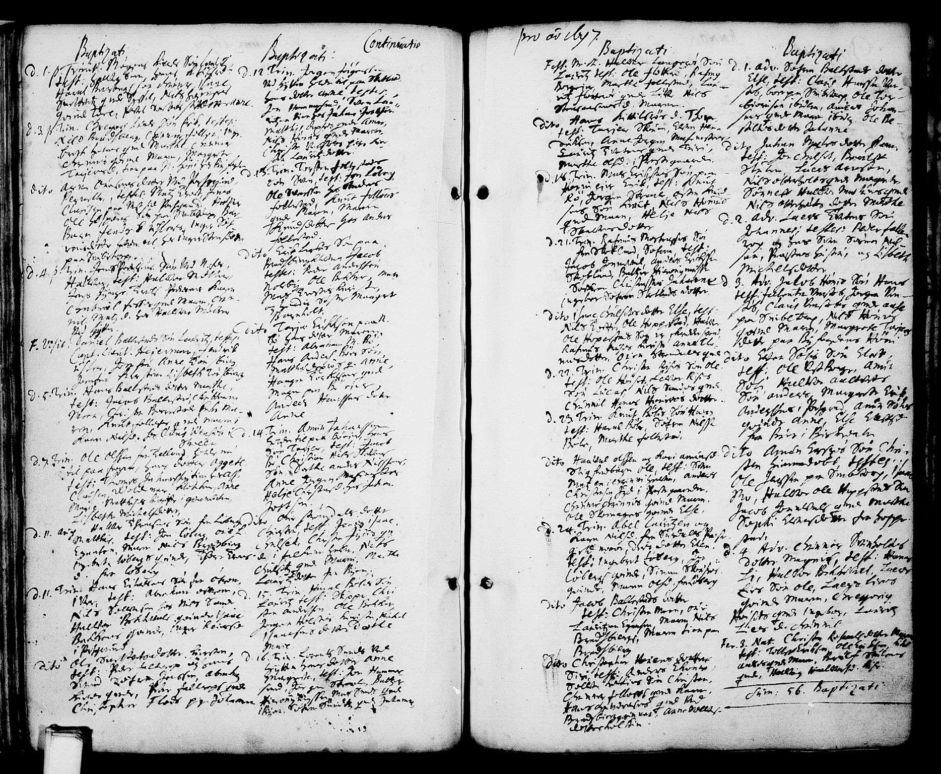 Gjerpen kirkebøker, AV/SAKO-A-265/F/Fa/L0001: Parish register (official) no. I 1, 1681-1746