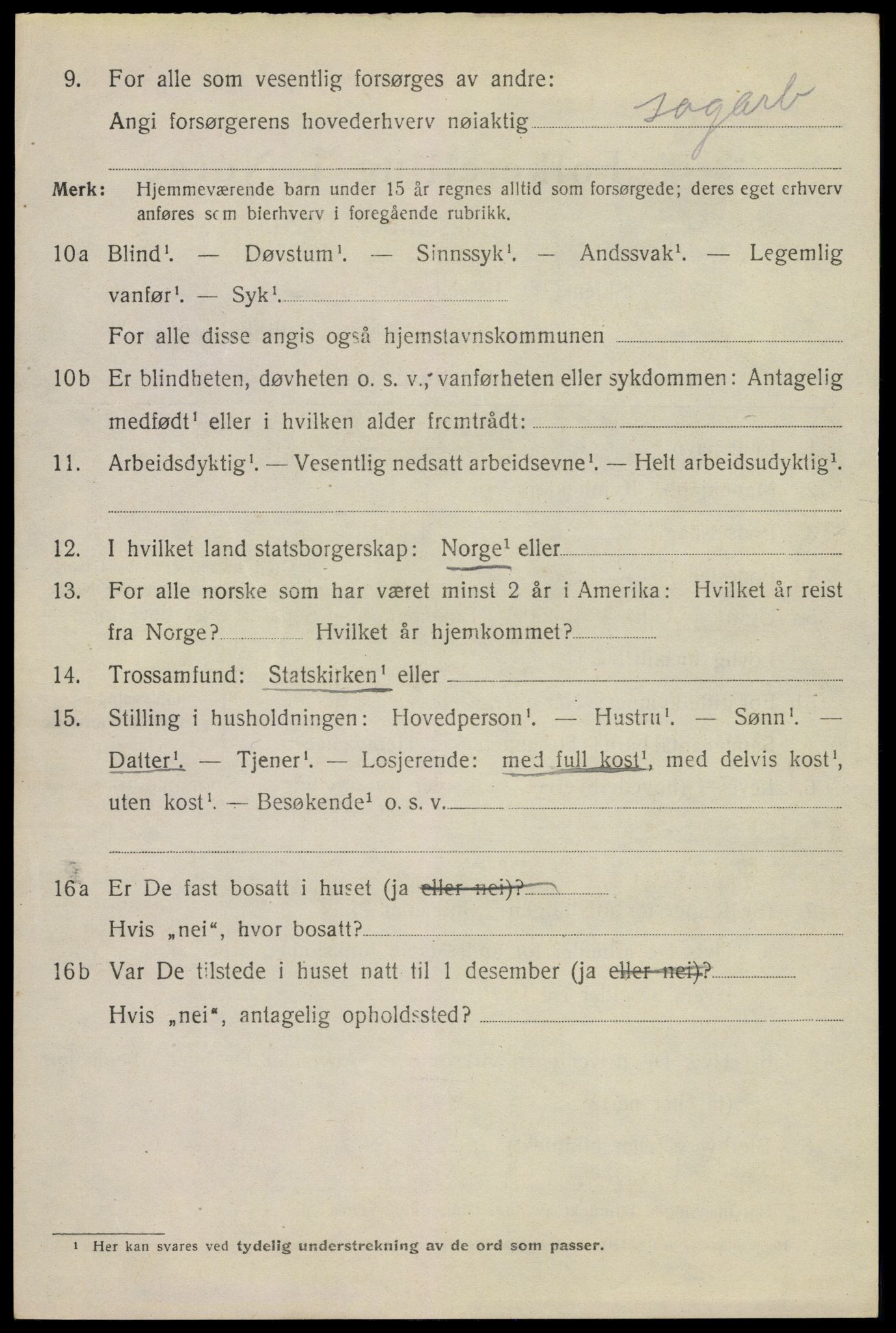 SAKO, 1920 census for Drammen, 1920, p. 28848