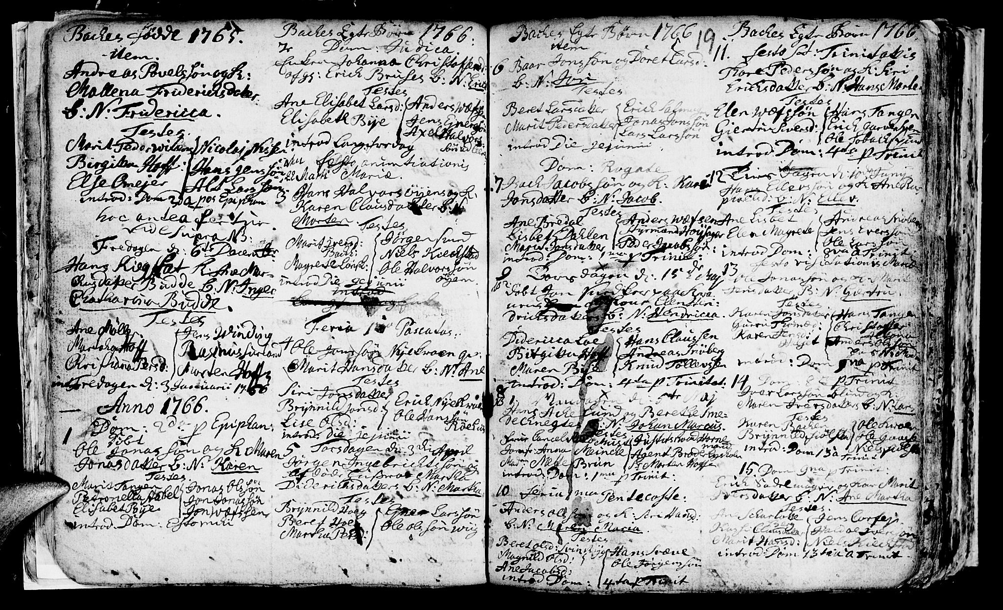 Ministerialprotokoller, klokkerbøker og fødselsregistre - Sør-Trøndelag, SAT/A-1456/604/L0218: Parish register (copy) no. 604C01, 1754-1819, p. 19