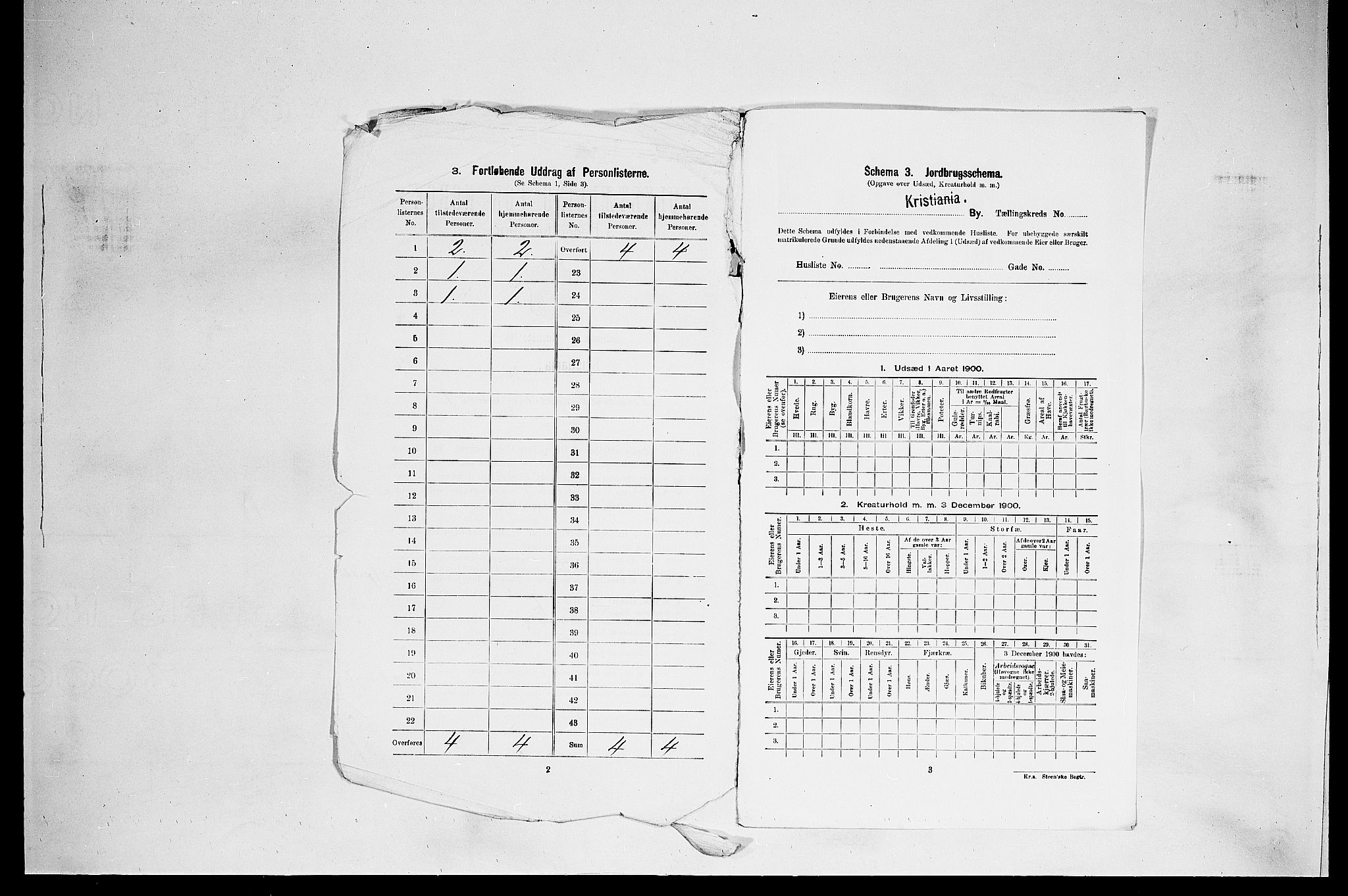 SAO, 1900 census for Kristiania, 1900, p. 24312