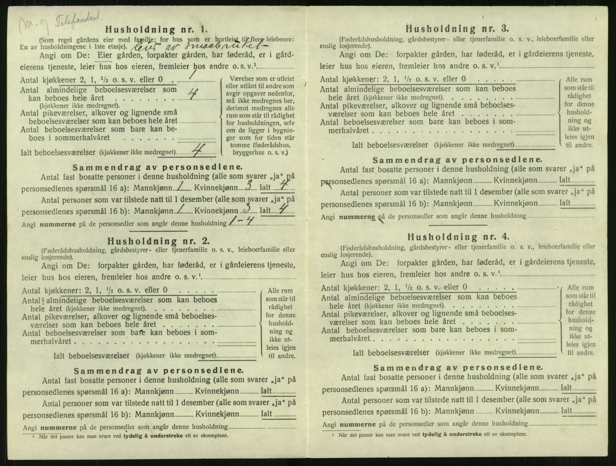 SAT, 1920 census for Eid, 1920, p. 168