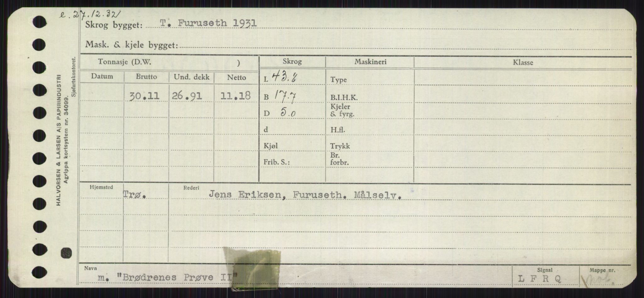 Sjøfartsdirektoratet med forløpere, Skipsmålingen, RA/S-1627/H/Ha/L0001/0002: Fartøy, A-Eig / Fartøy Bjør-Eig, p. 371