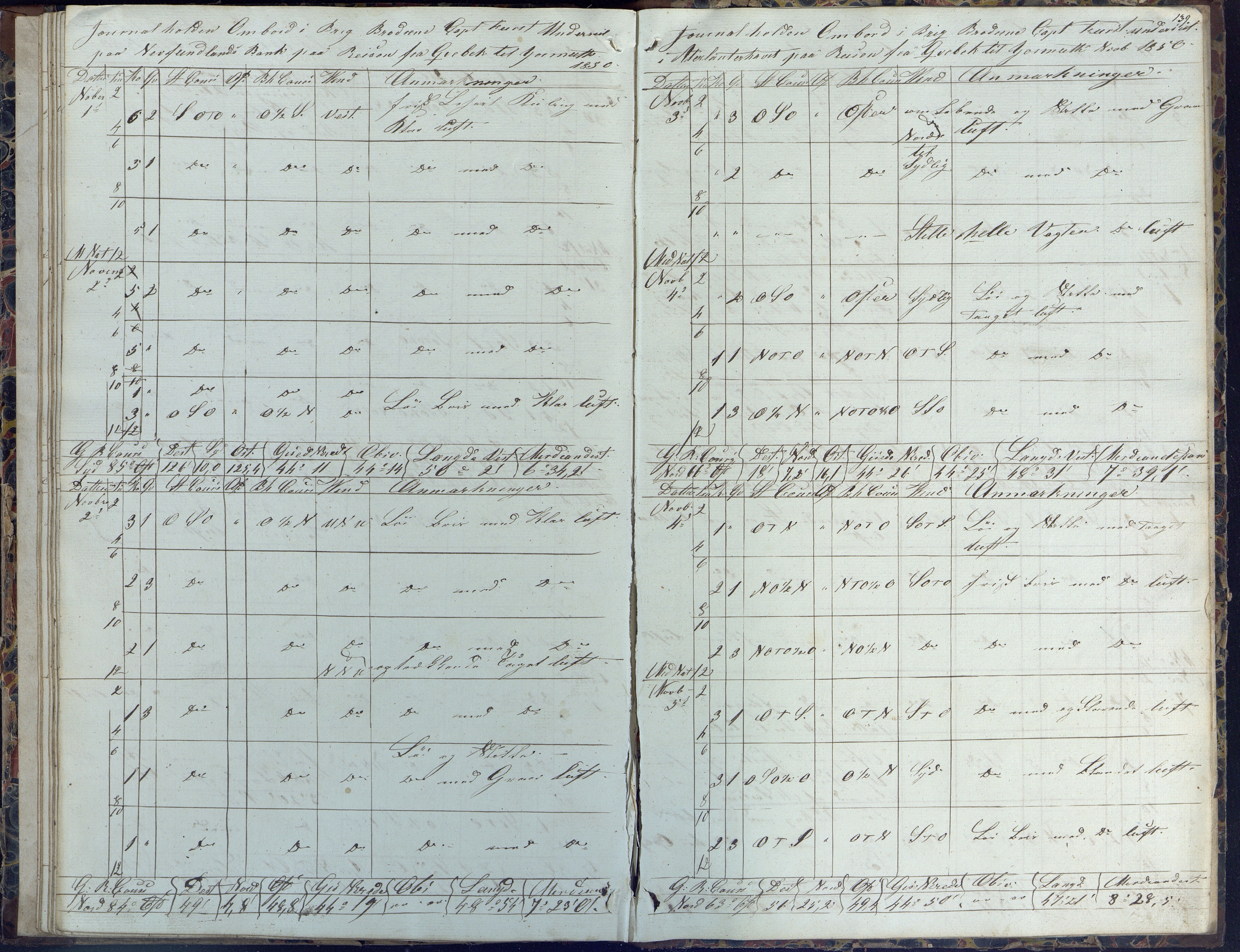 Fartøysarkivet, AAKS/PA-1934/F/L0062/0001: Flere fartøy (se mappenivå) / Brødrene (brigg), 1849-1858, p. 139