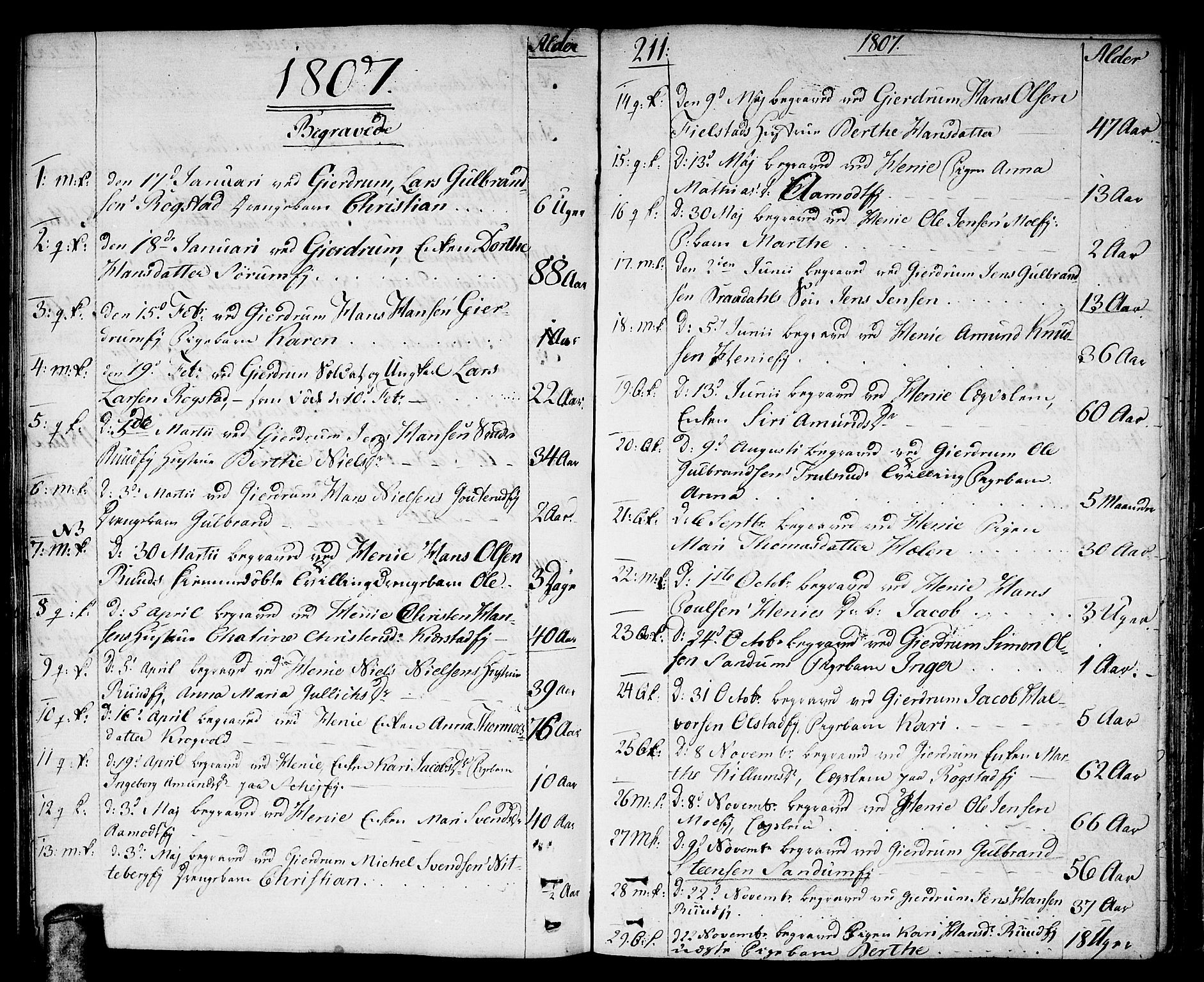 Gjerdrum prestekontor Kirkebøker, AV/SAO-A-10412b/F/Fa/L0003: Parish register (official) no. I 3, 1798-1815, p. 211