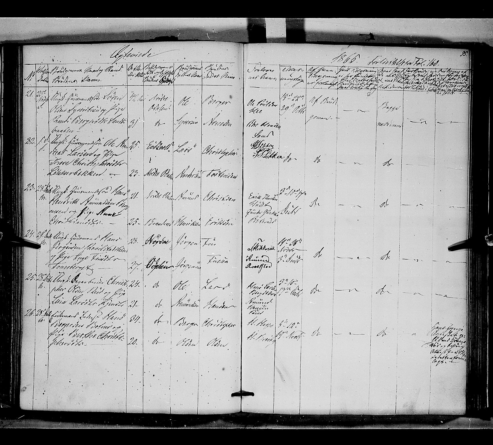 Nord-Odal prestekontor, SAH/PREST-032/H/Ha/Haa/L0003: Parish register (official) no. 3, 1851-1865, p. 95