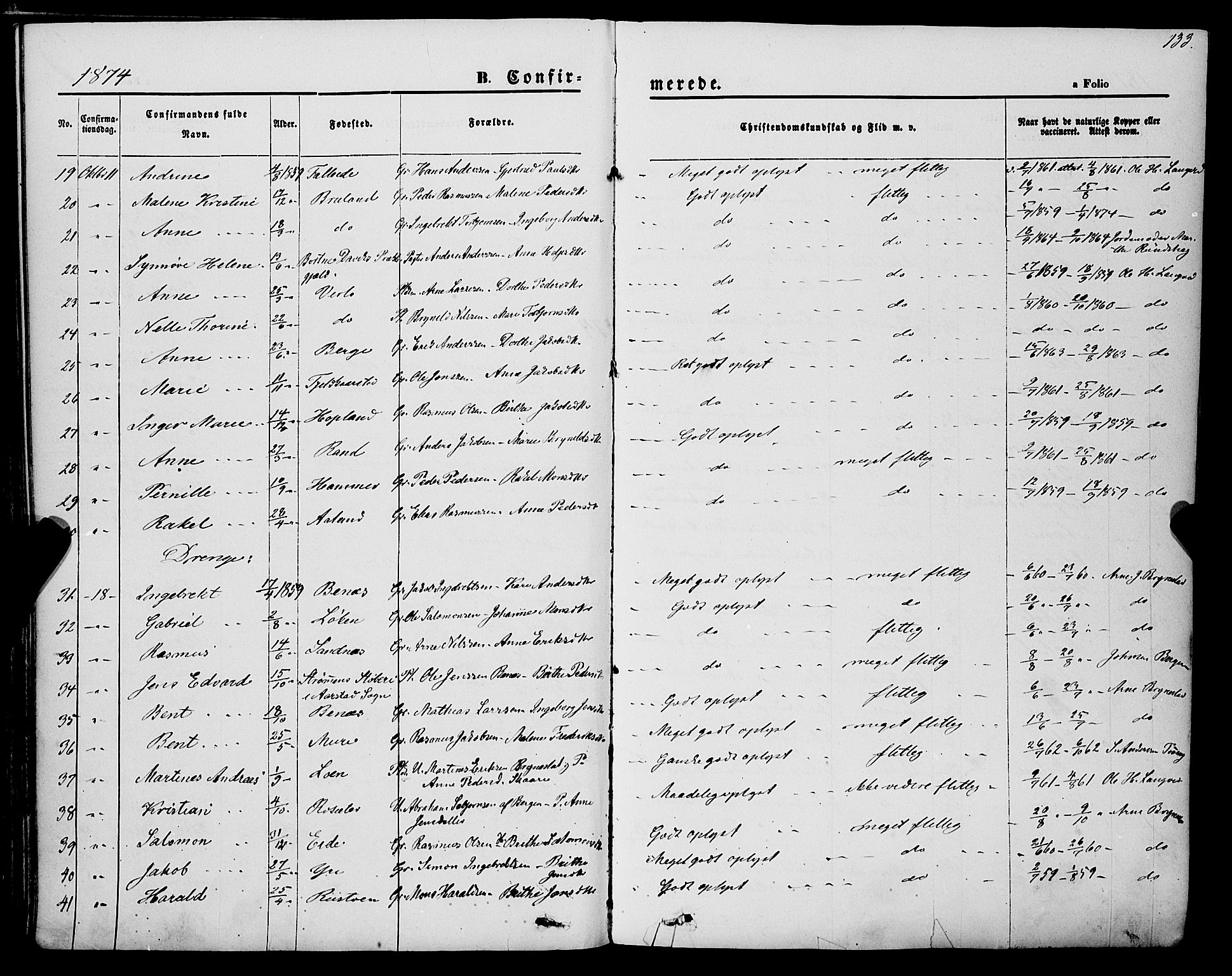 Innvik sokneprestembete, AV/SAB-A-80501: Parish register (official) no. A 6, 1865-1878, p. 133