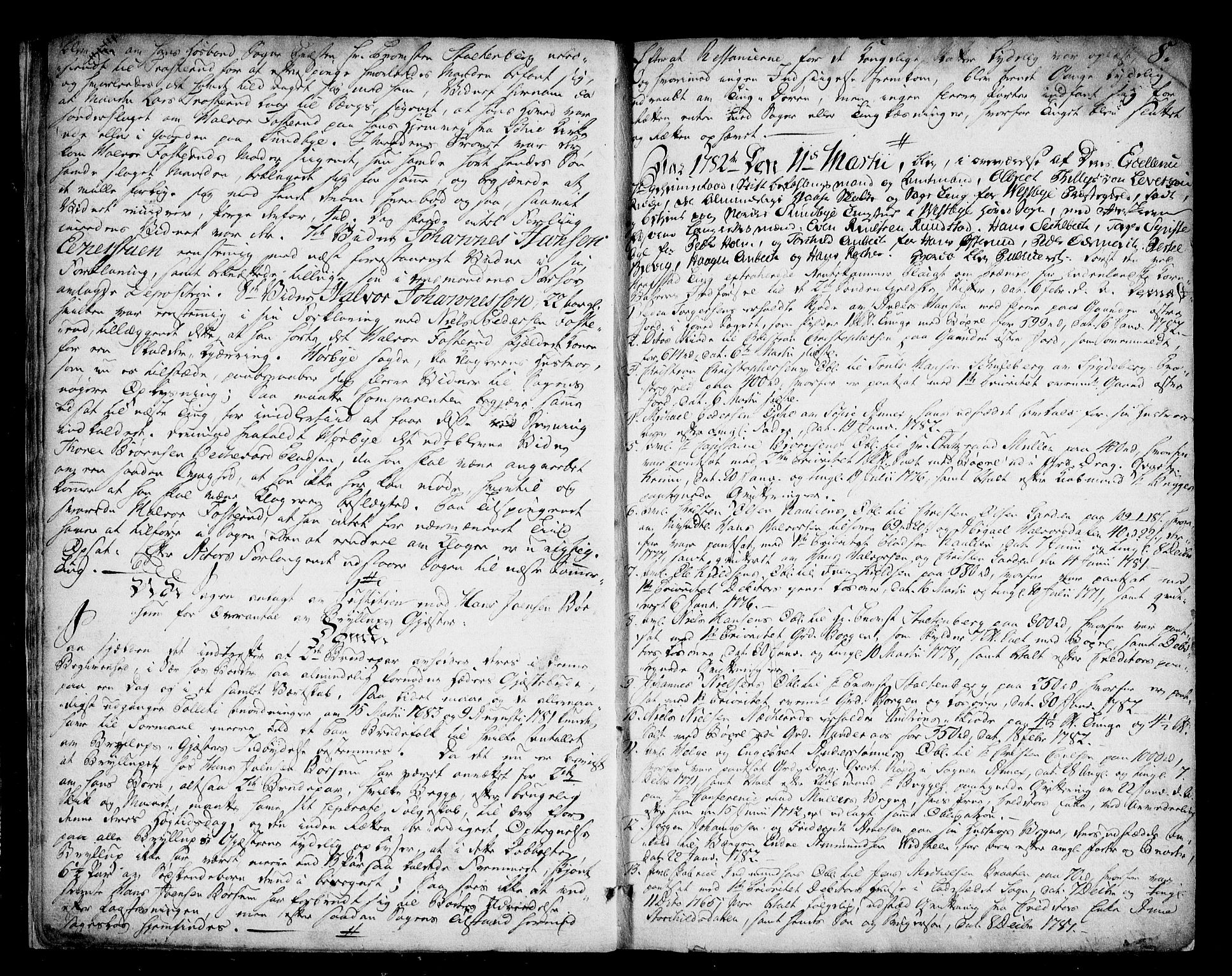 Follo sorenskriveri, AV/SAO-A-10274/F/Fb/Fba/L0043: Tingbok, 1782-1793, p. 7b-8a