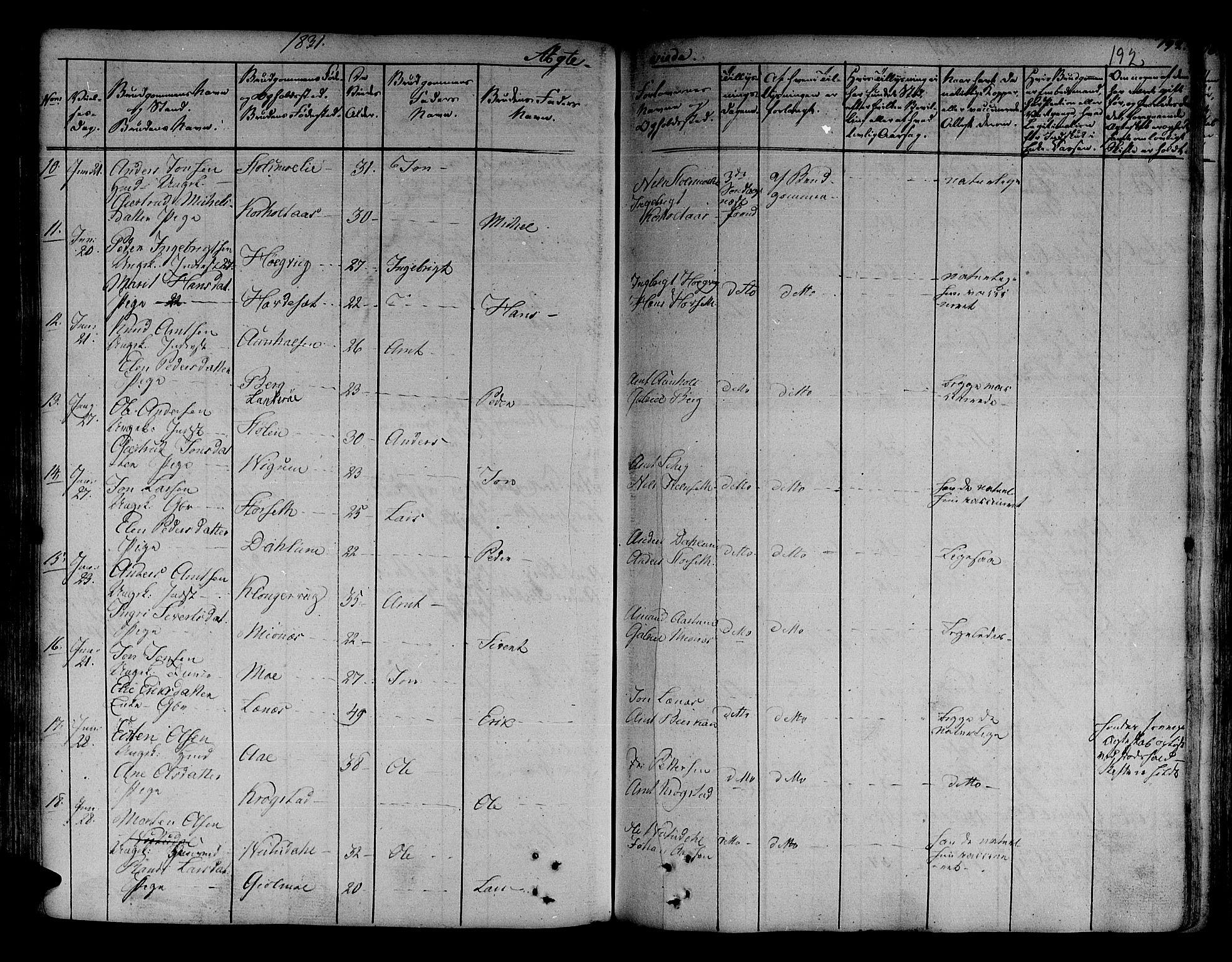 Ministerialprotokoller, klokkerbøker og fødselsregistre - Sør-Trøndelag, SAT/A-1456/630/L0492: Parish register (official) no. 630A05, 1830-1840, p. 192
