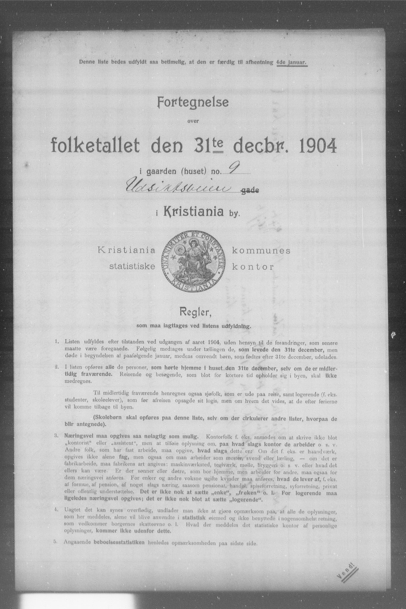 OBA, Municipal Census 1904 for Kristiania, 1904, p. 22903