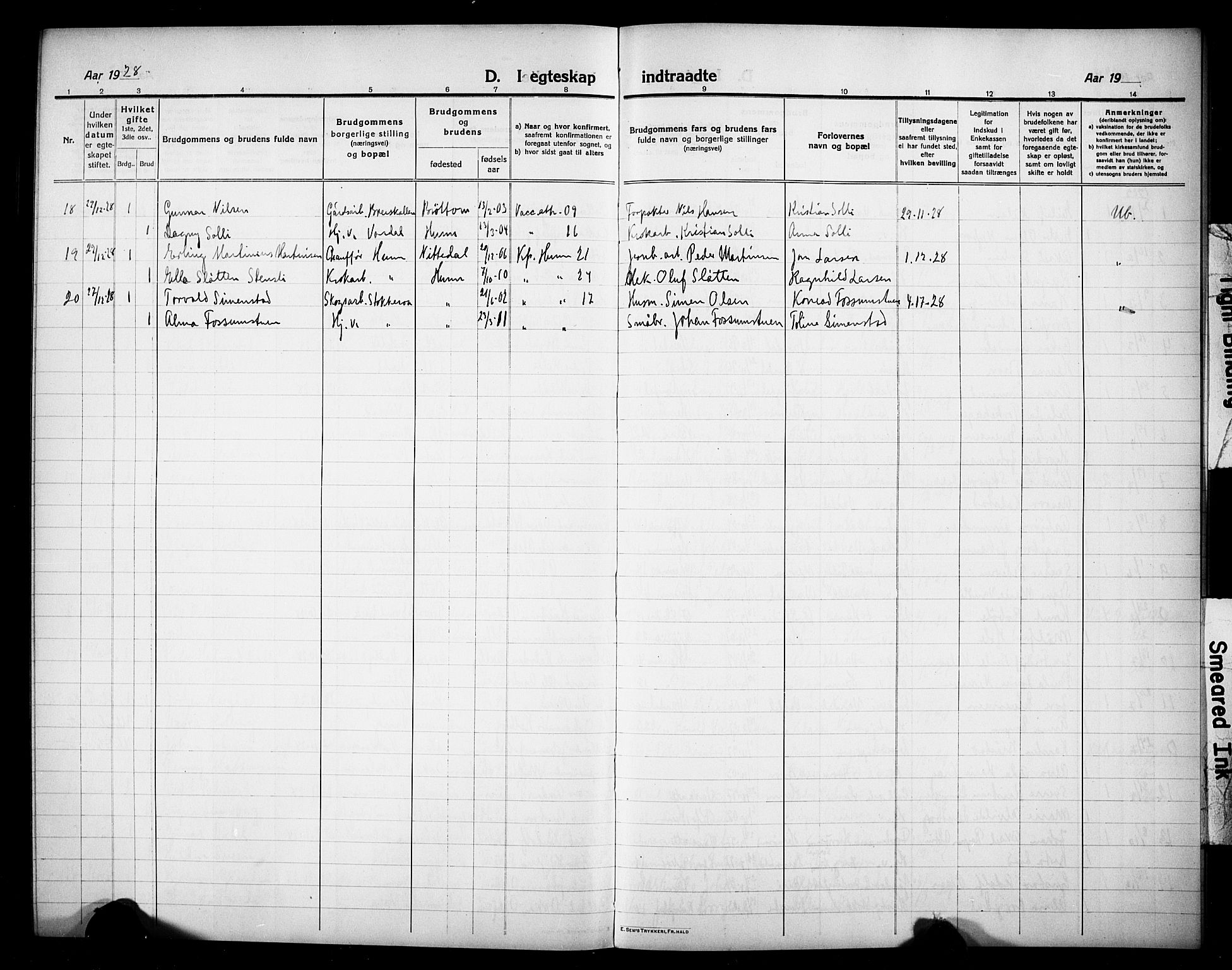 Vardal prestekontor, SAH/PREST-100/H/Ha/Hab/L0016: Parish register (copy) no. 16, 1915-1929