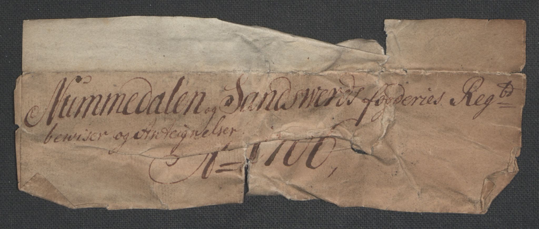 Rentekammeret inntil 1814, Reviderte regnskaper, Fogderegnskap, AV/RA-EA-4092/R24/L1583: Fogderegnskap Numedal og Sandsvær, 1705-1706, p. 209