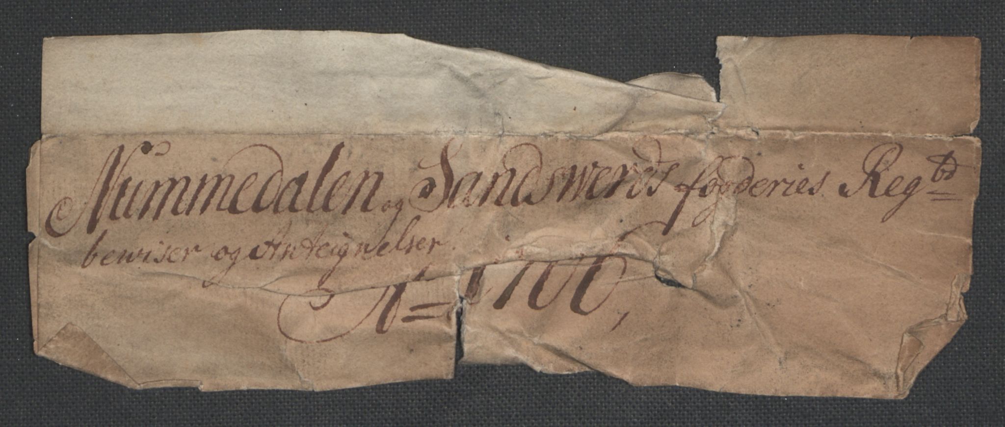 Rentekammeret inntil 1814, Reviderte regnskaper, Fogderegnskap, RA/EA-4092/R24/L1583: Fogderegnskap Numedal og Sandsvær, 1705-1706, p. 209