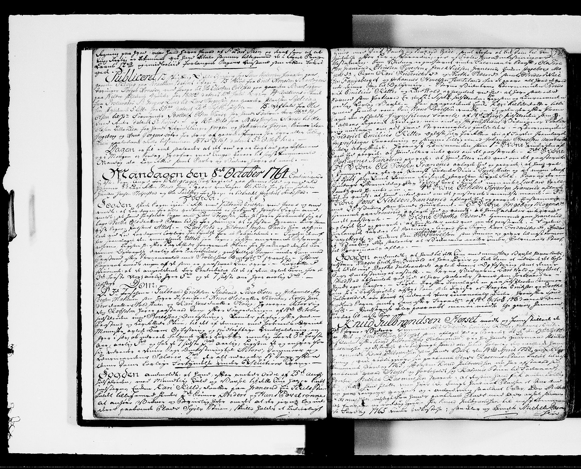 Hedemarken sorenskriveri, AV/SAH-TING-034/G/Gb/L0050B: Tingbok, 1764-1768, p. 334b-335a
