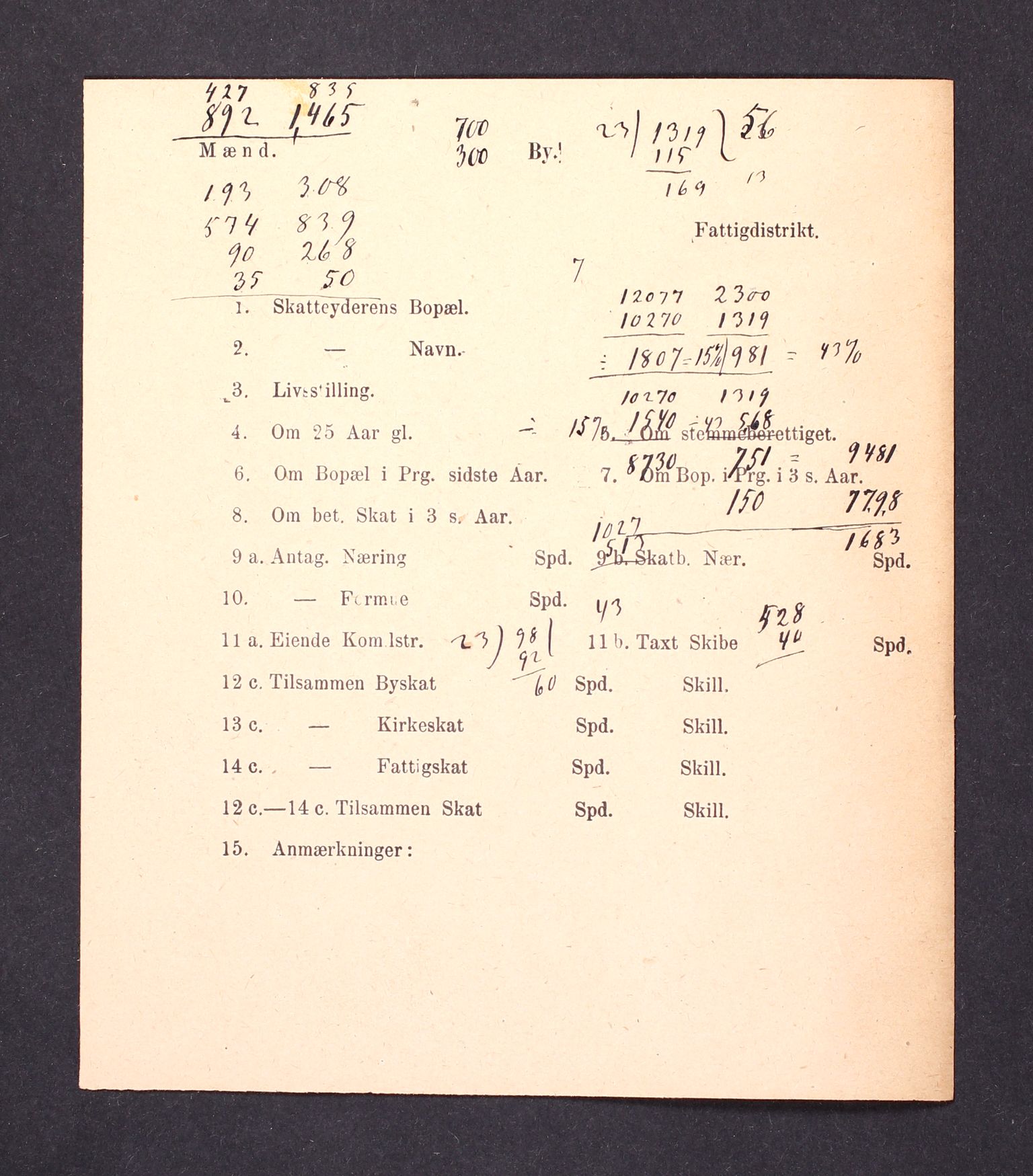 RA, 1910 census for Kristiania, 1910, p. 66