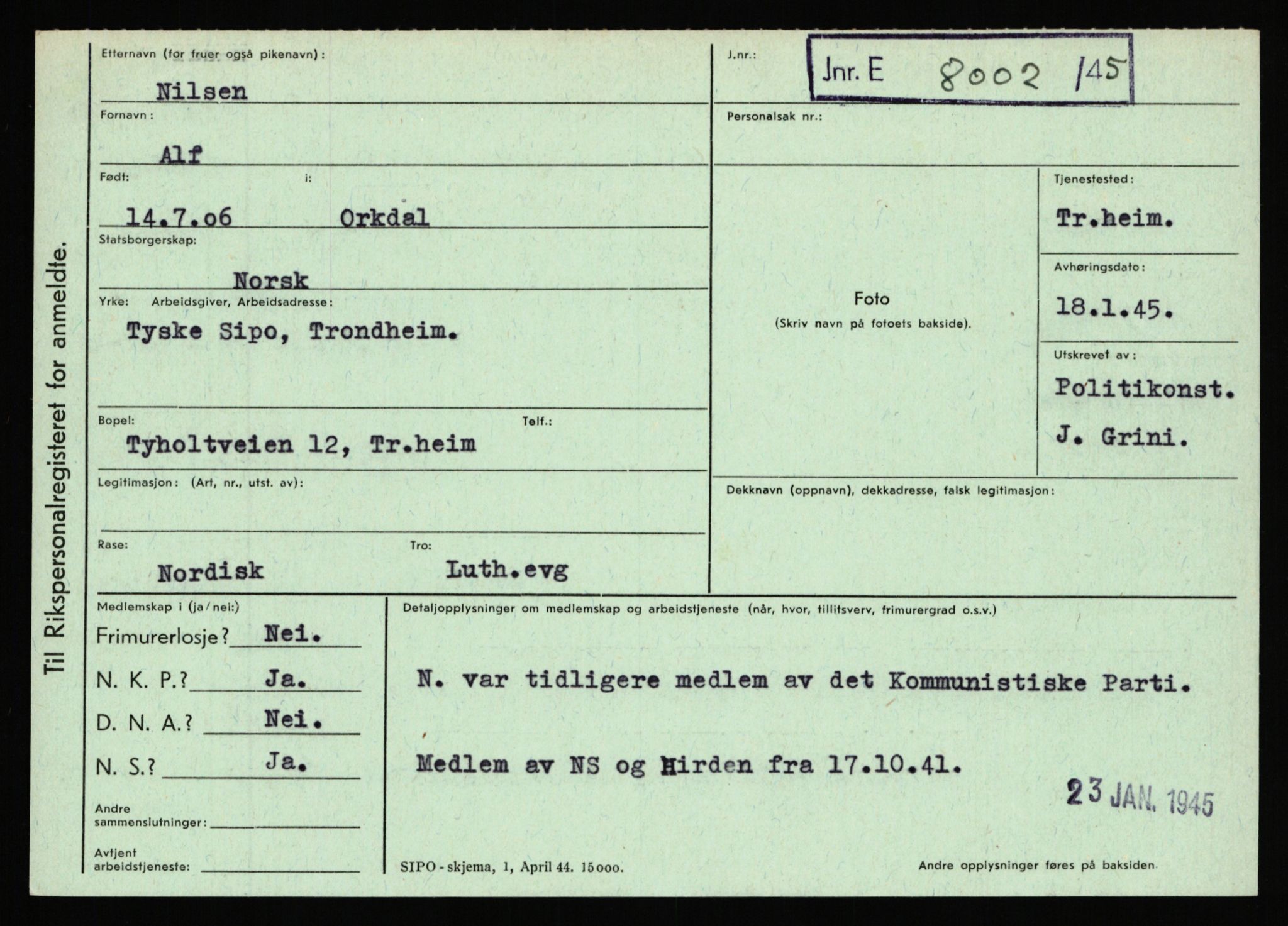 Statspolitiet - Hovedkontoret / Osloavdelingen, AV/RA-S-1329/C/Ca/L0011: Molberg - Nøstvold, 1943-1945, p. 2338