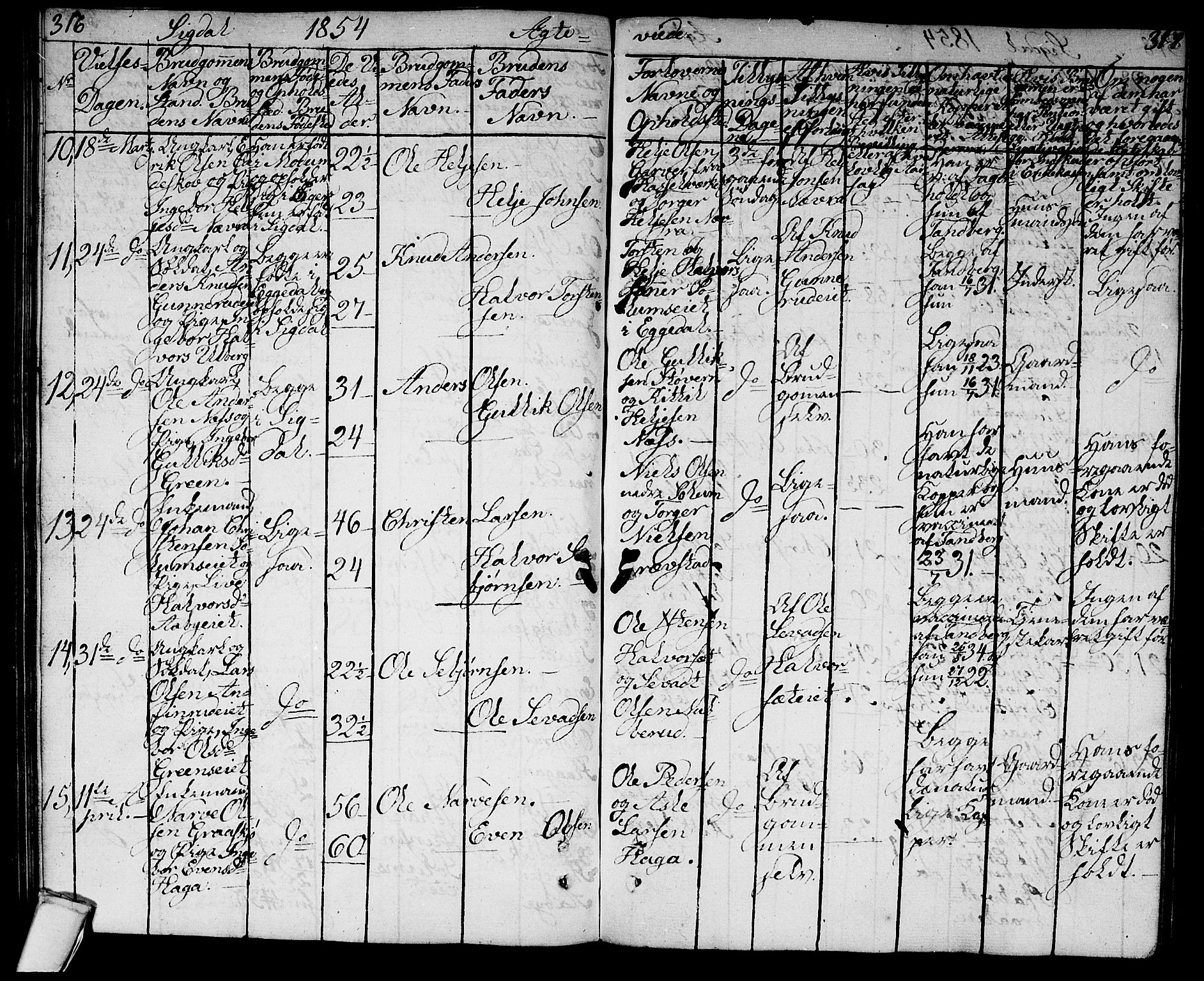 Sigdal kirkebøker, AV/SAKO-A-245/G/Ga/L0002: Parish register (copy) no. I 2, 1835-1856, p. 316-317