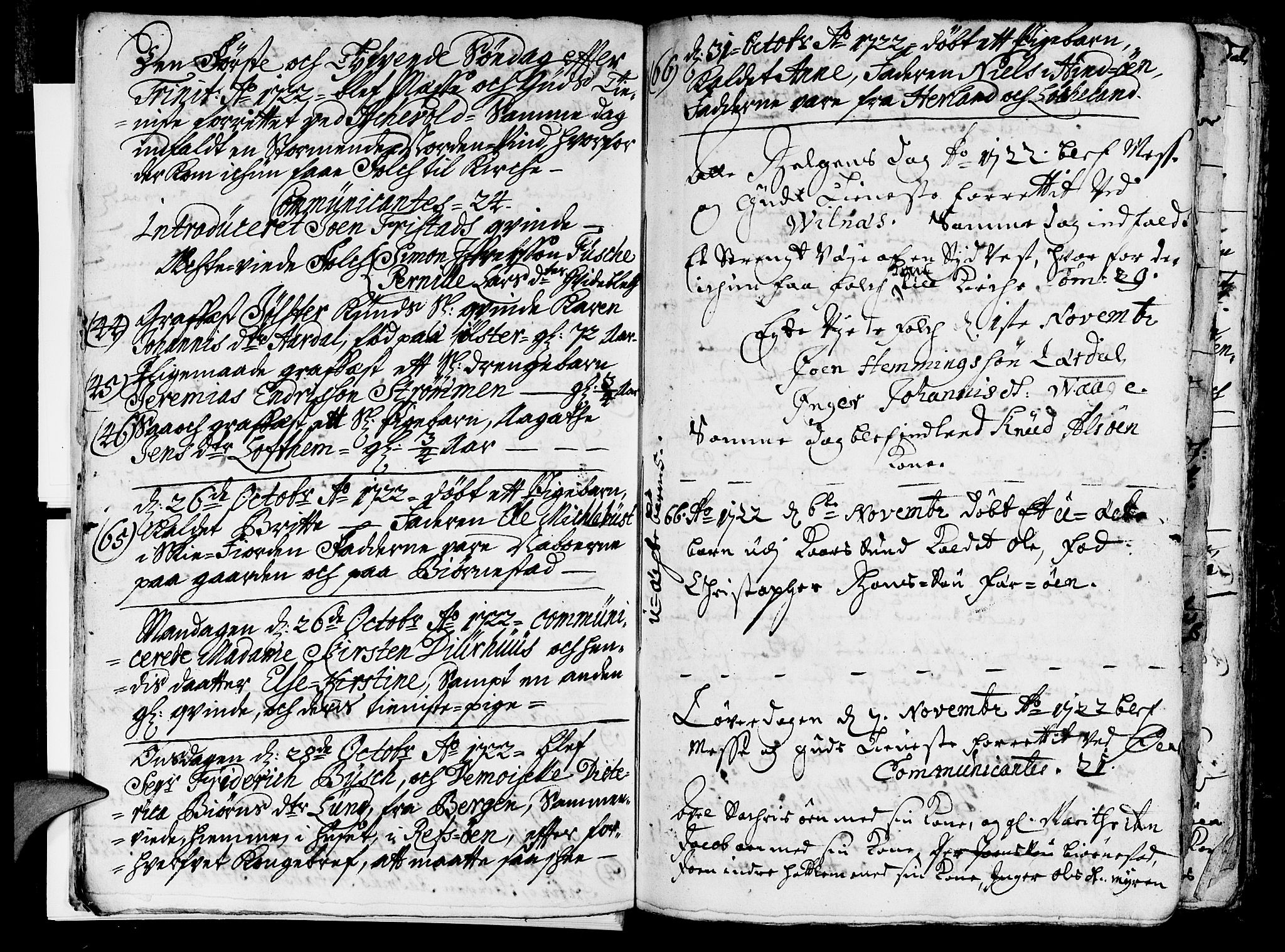 Askvoll sokneprestembete, SAB/A-79501/H/Haa/Haaa/L0005: Parish register (official) no. A 5, 1722-1733, p. 24