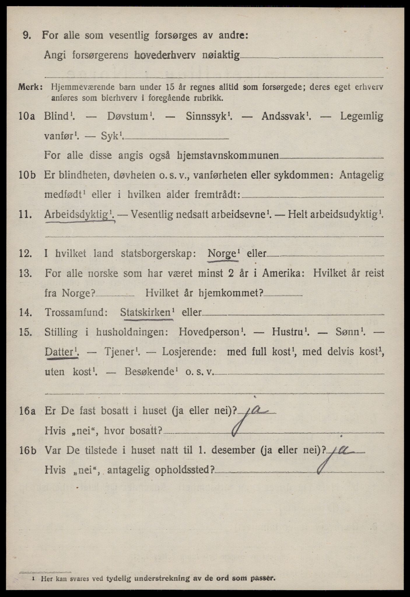 SAT, 1920 census for Haram, 1920, p. 2832