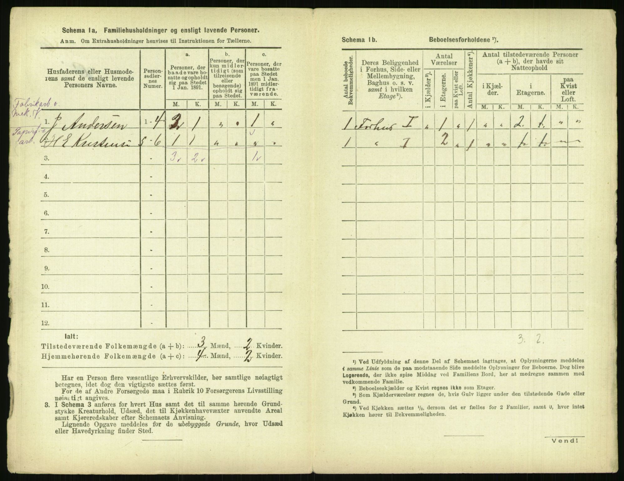 RA, 1891 census for 0301 Kristiania, 1891, p. 154505