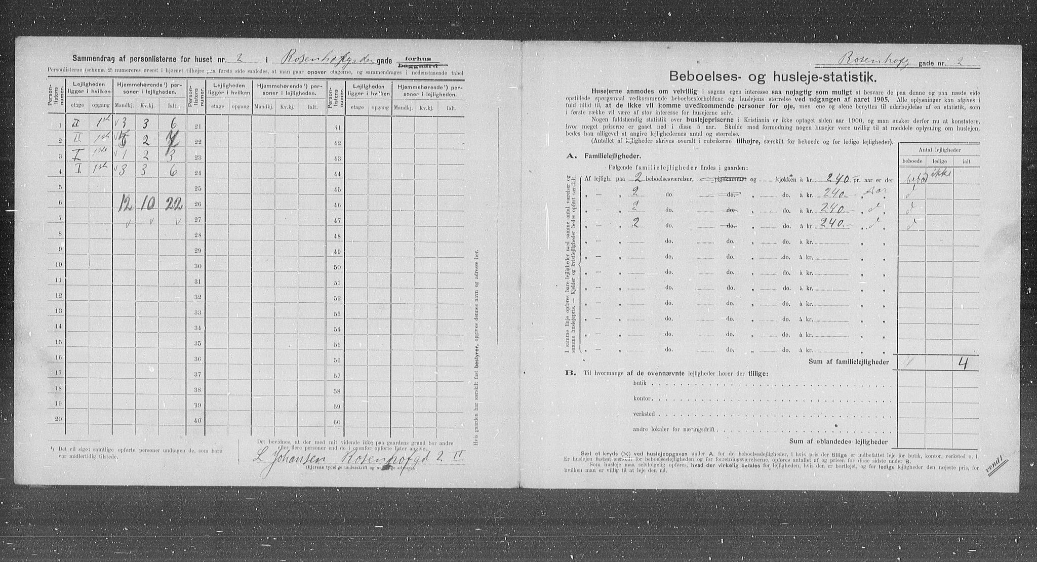 OBA, Municipal Census 1905 for Kristiania, 1905, p. 44059