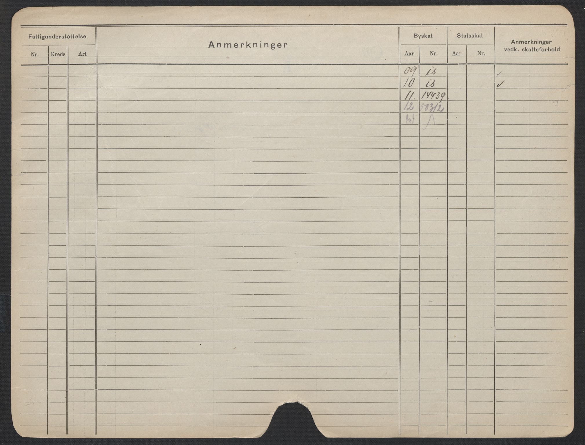 Oslo folkeregister, Registerkort, AV/SAO-A-11715/F/Fa/Fac/L0019: Kvinner, 1906-1914, p. 177b