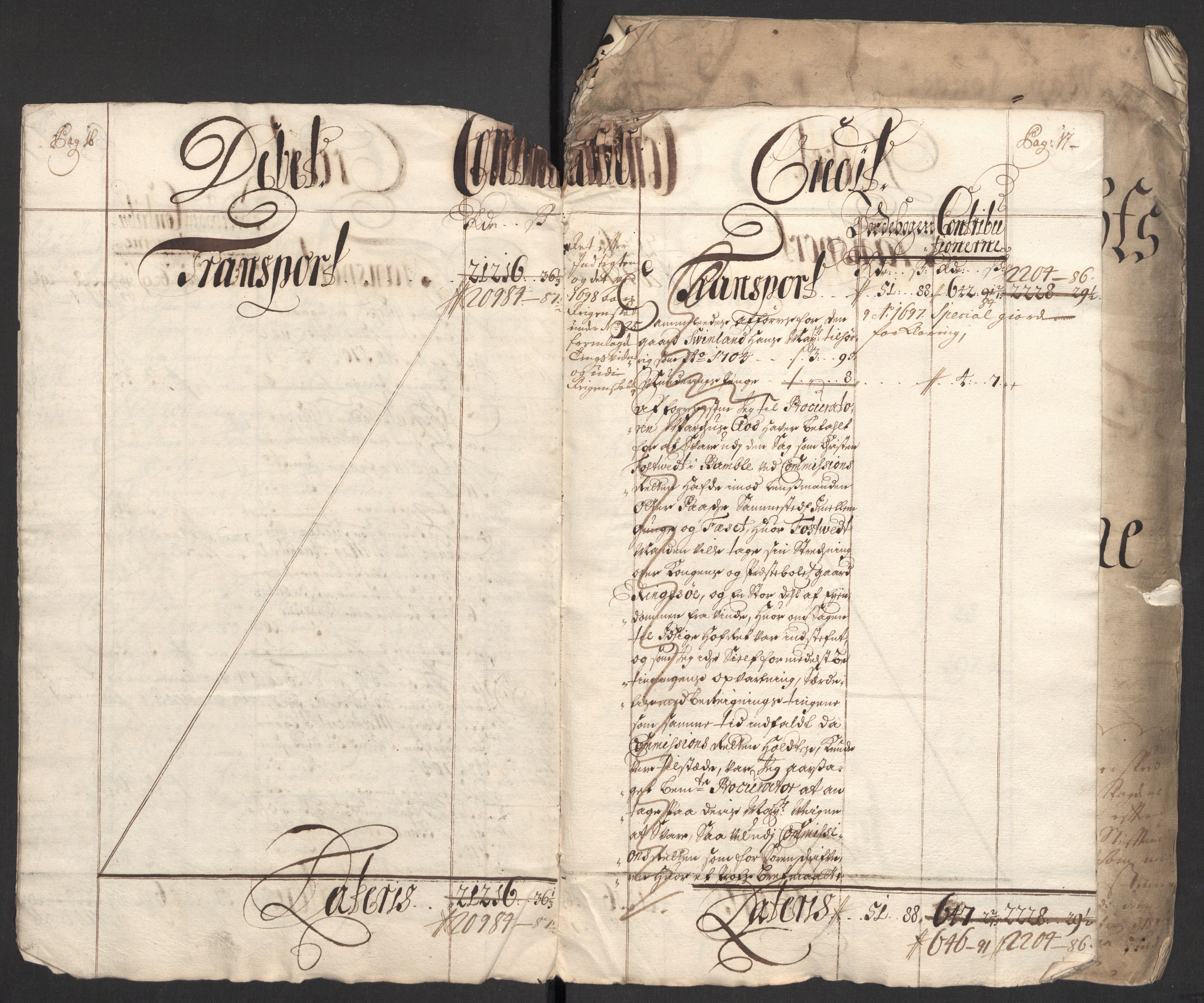 Rentekammeret inntil 1814, Reviderte regnskaper, Fogderegnskap, AV/RA-EA-4092/R36/L2113: Fogderegnskap Øvre og Nedre Telemark og Bamble, 1705, p. 11