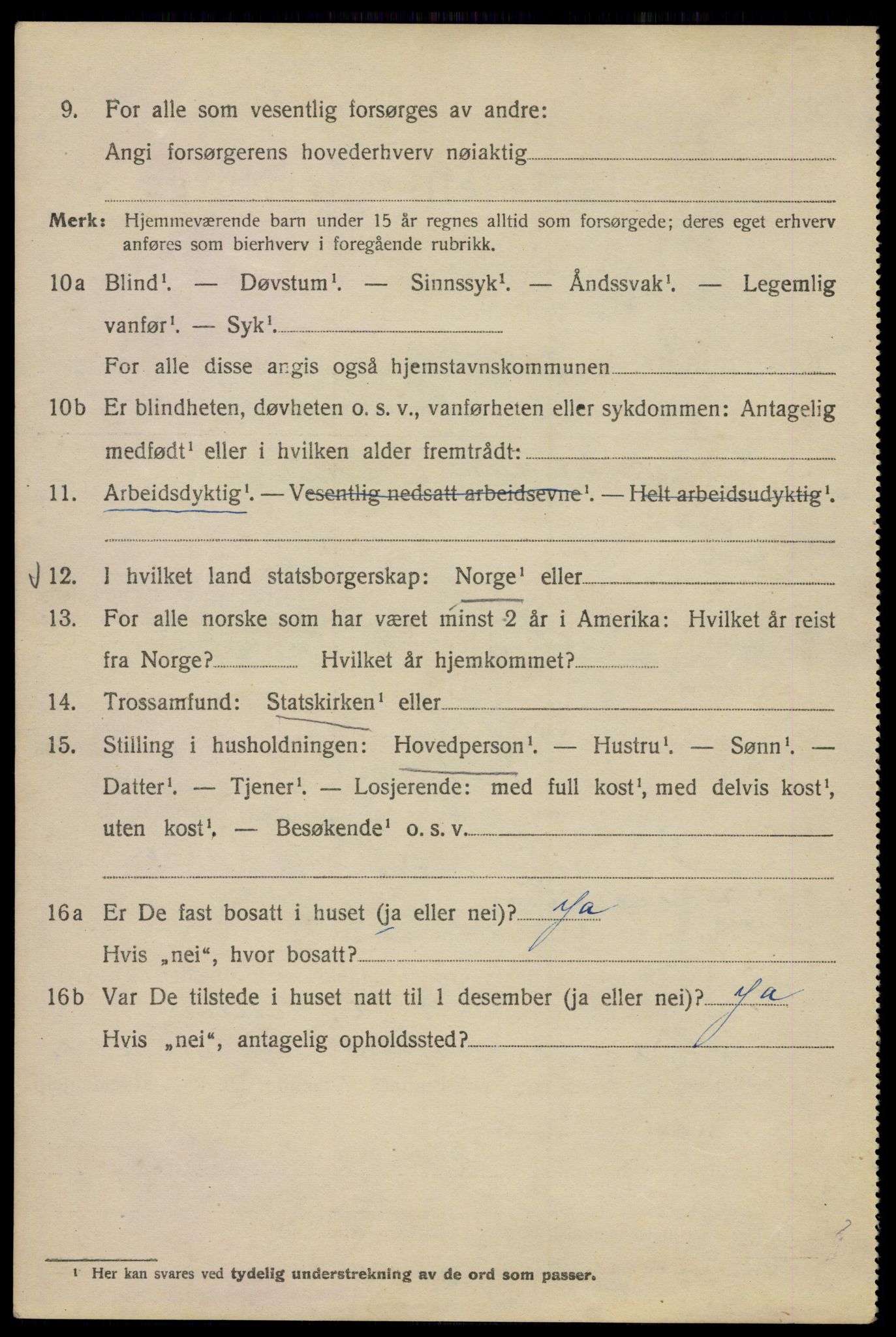 SAO, 1920 census for Kristiania, 1920, p. 267050